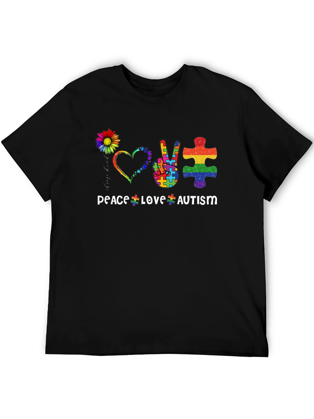 Peace Love Autism T-Shirt