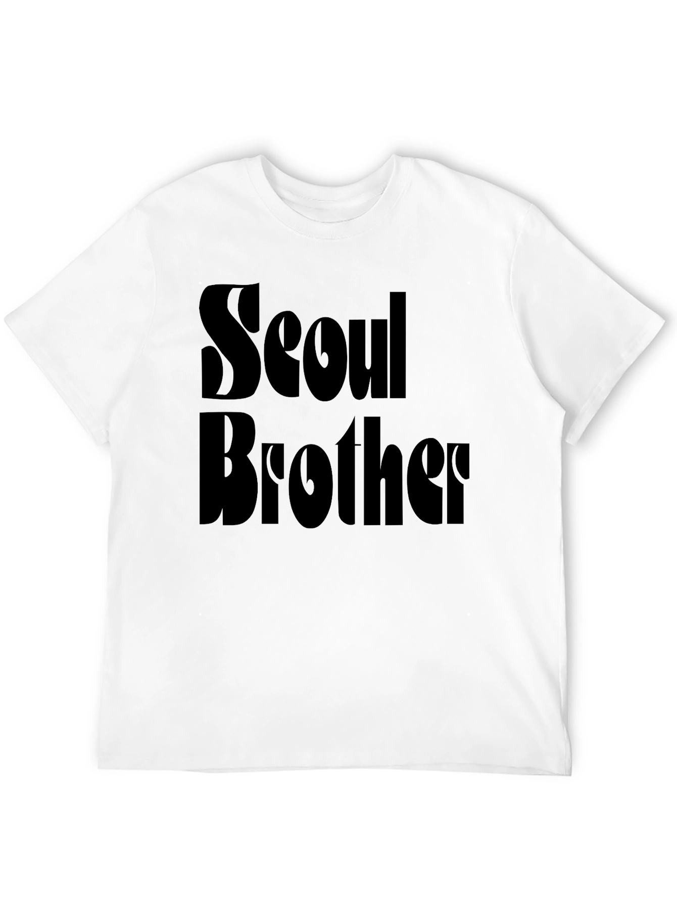 Seoul Brother T-Shirt - Black Graphic Tee