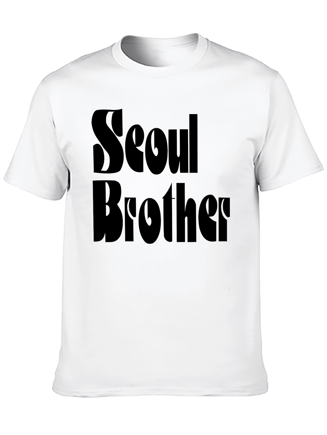 Seoul Brother T-Shirt - Black Graphic Tee