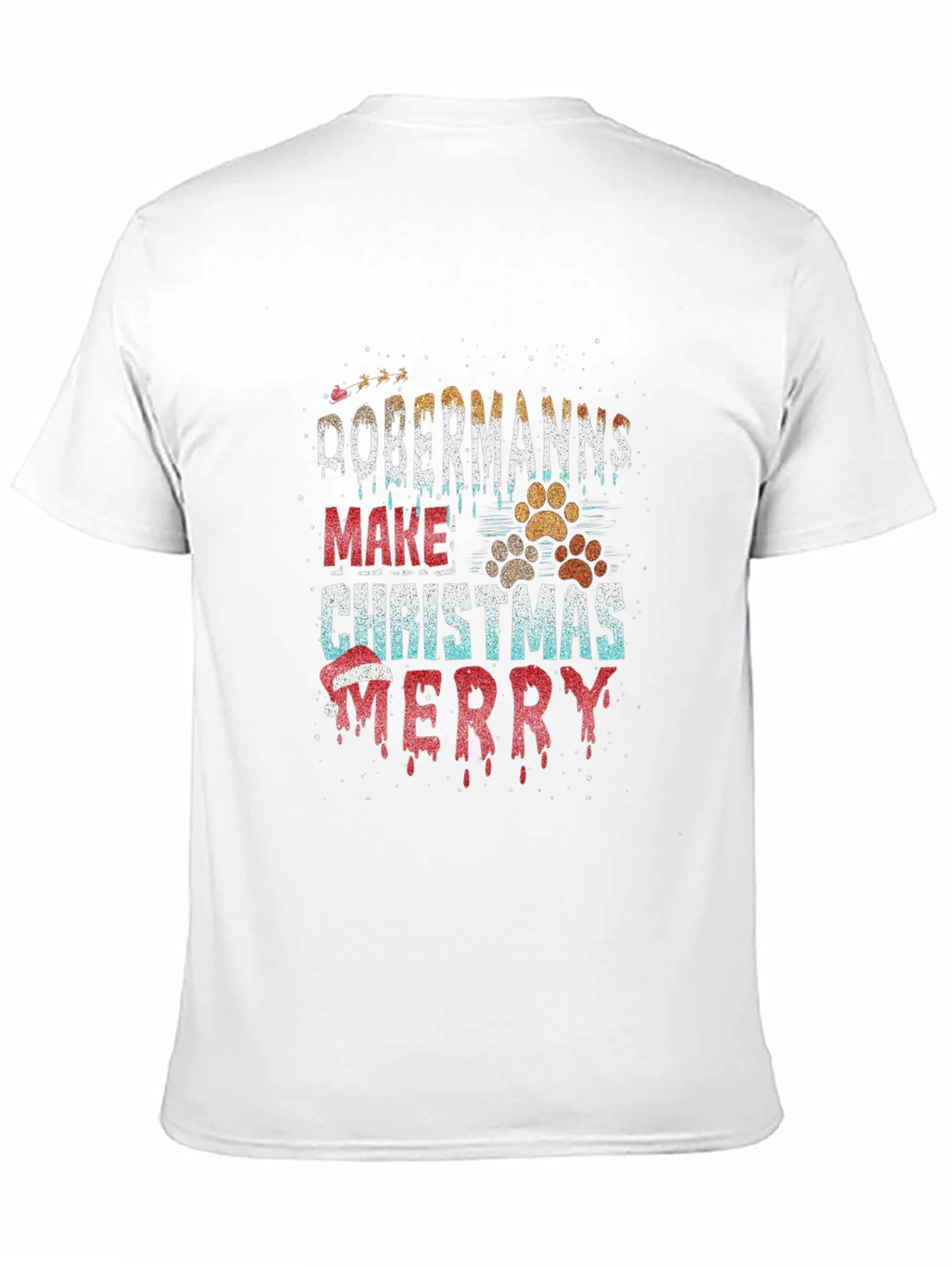 Dobermanns Make Christmas Merry T-Shirt