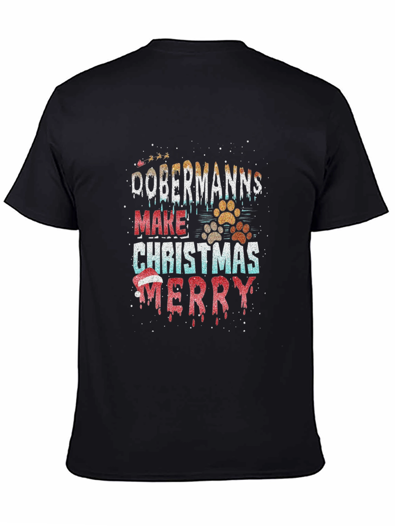 Dobermanns Make Christmas Merry T-Shirt
