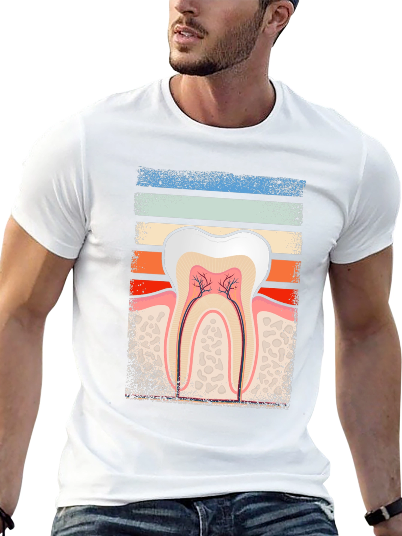 Dental Anatomy Graphic Tee - Dentist Gift