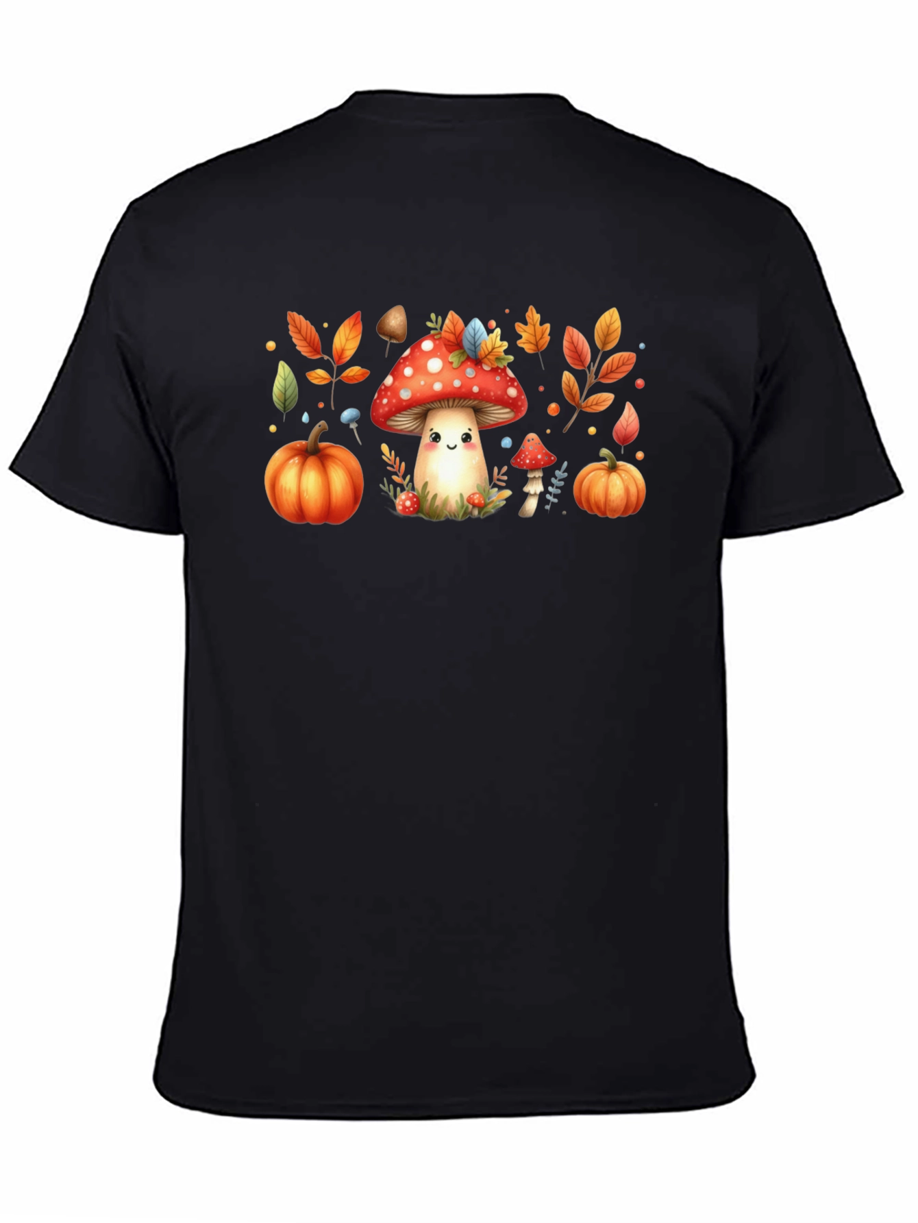 Fall Harvest Mushroom Graphic Tee