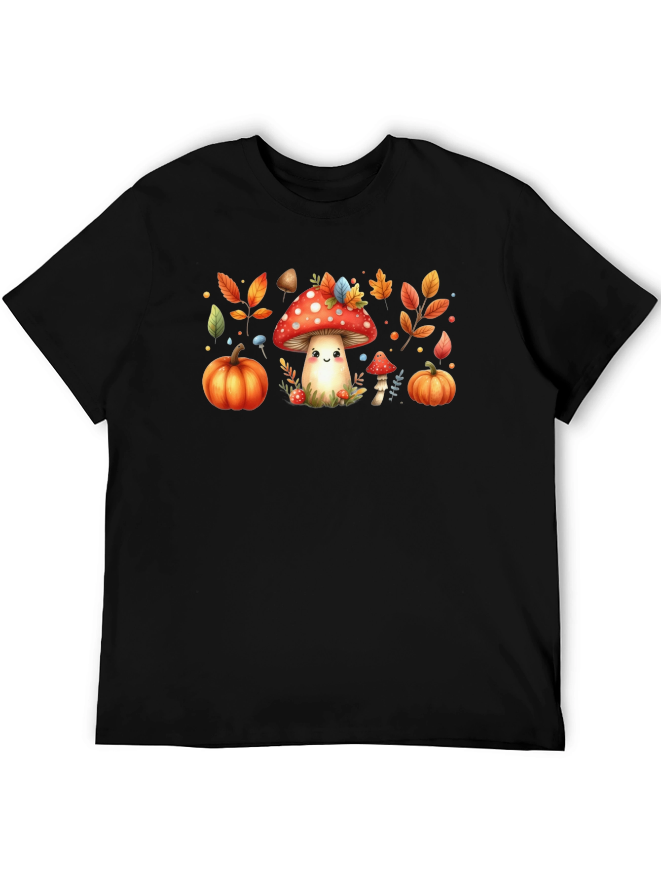 Fall Harvest Mushroom Graphic Tee