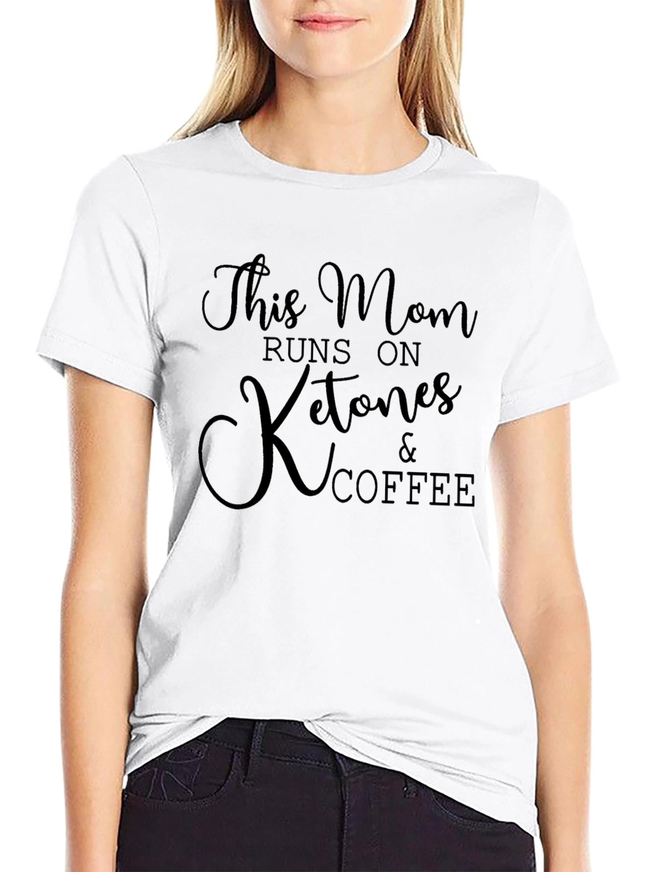 This Mom Runs on Ketones & Coffee T-Shirt