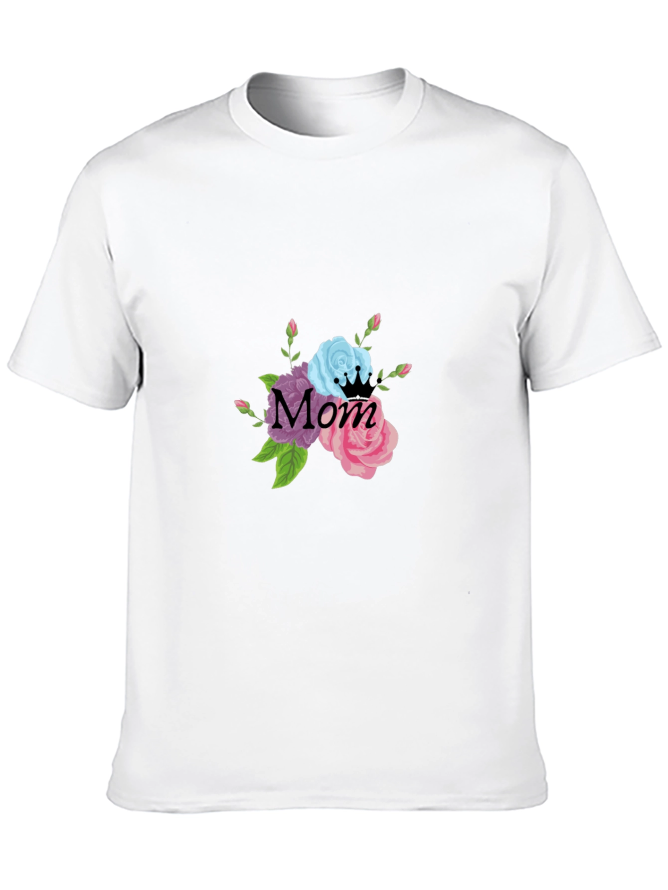 Floral Mom T-Shirt - Stylish and Comfortable