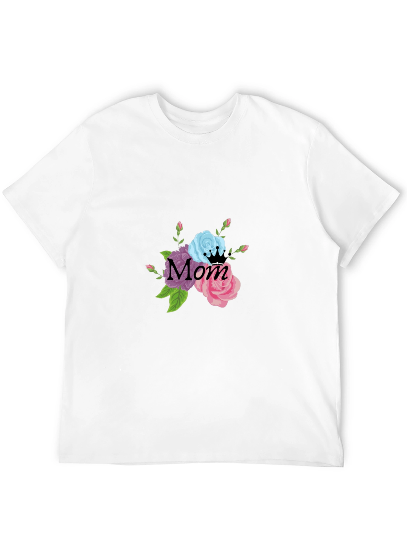 Floral Mom T-Shirt - Stylish and Comfortable