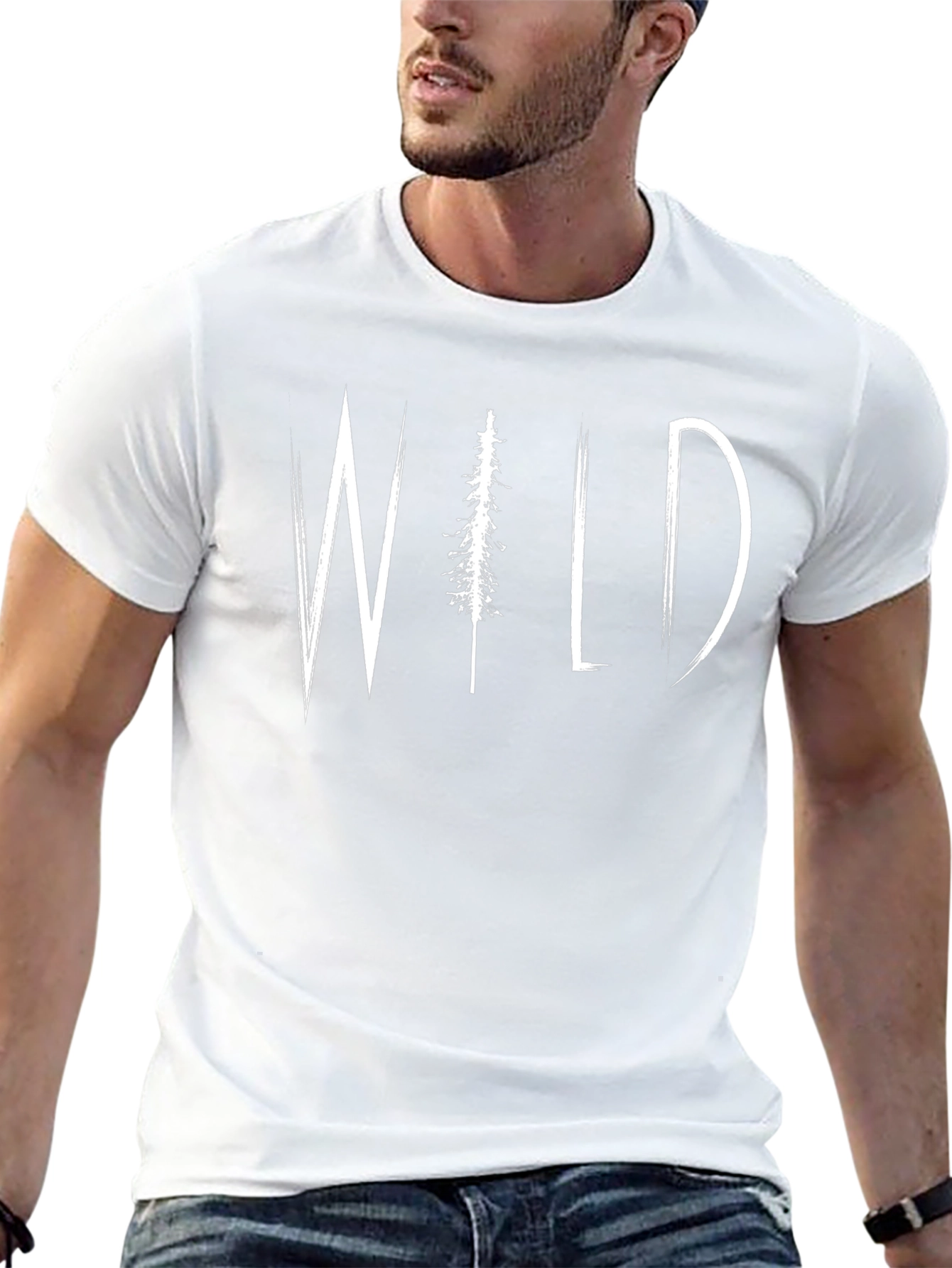 Wild Forest Graphic Tee - Black