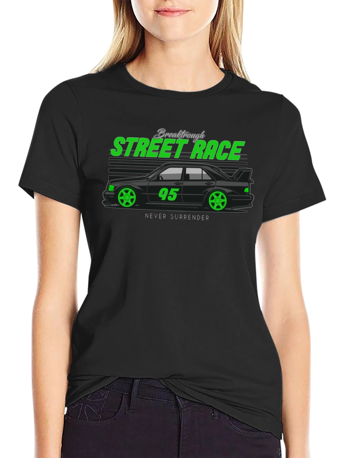 Street Race Graphic Tee - Never Surrender
