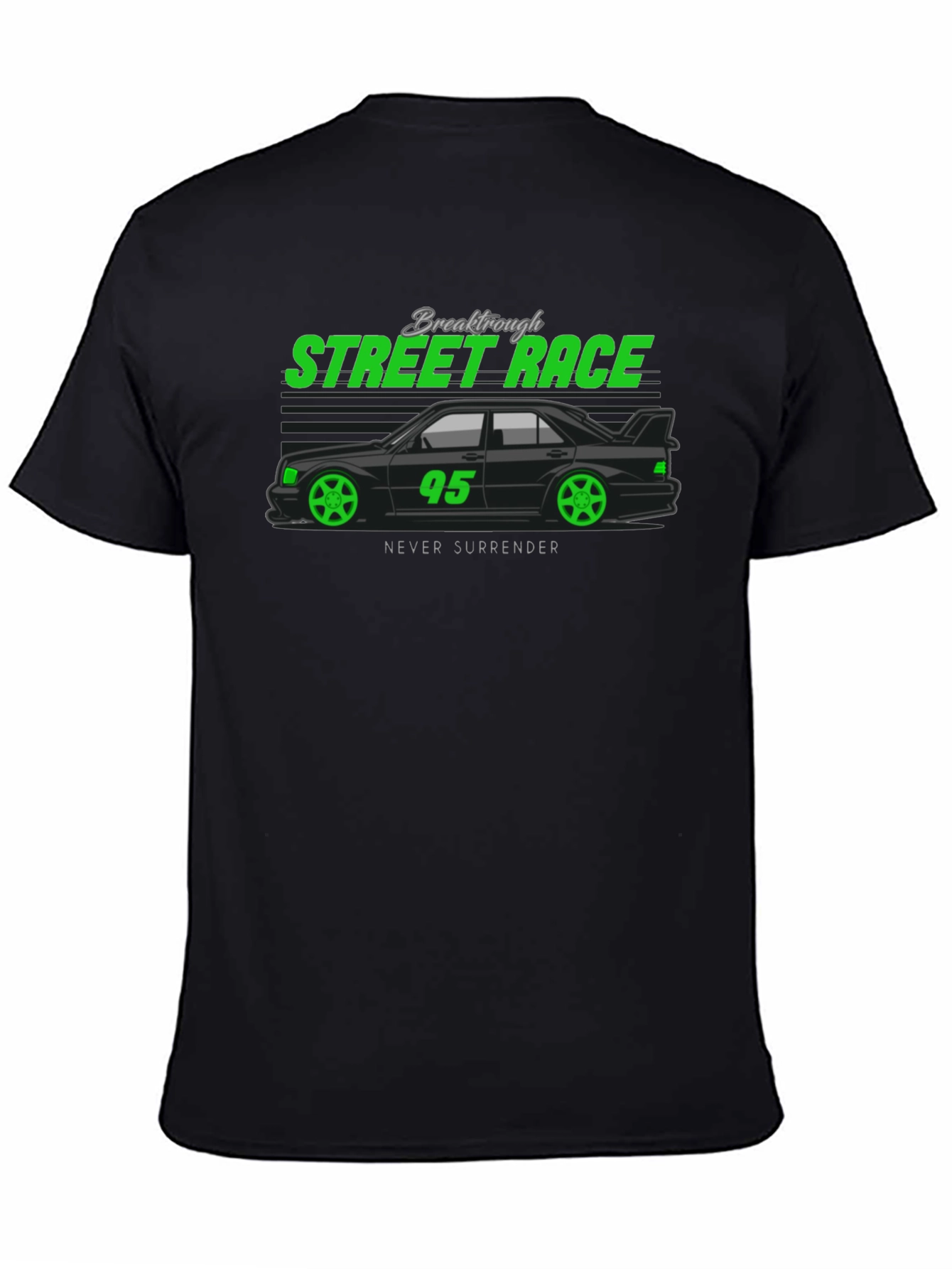Street Race Graphic Tee - Never Surrender