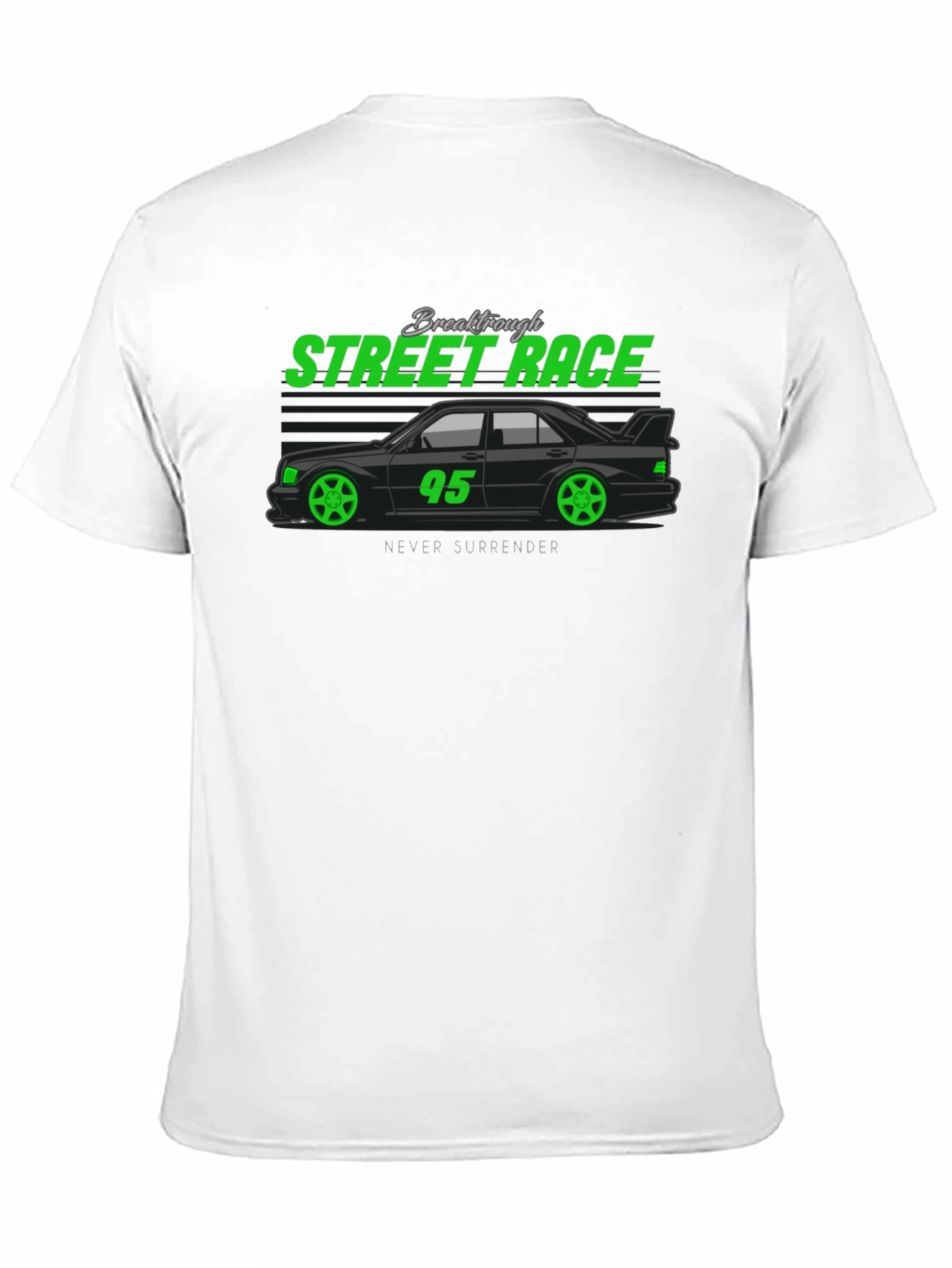 Street Race Graphic Tee - Never Surrender