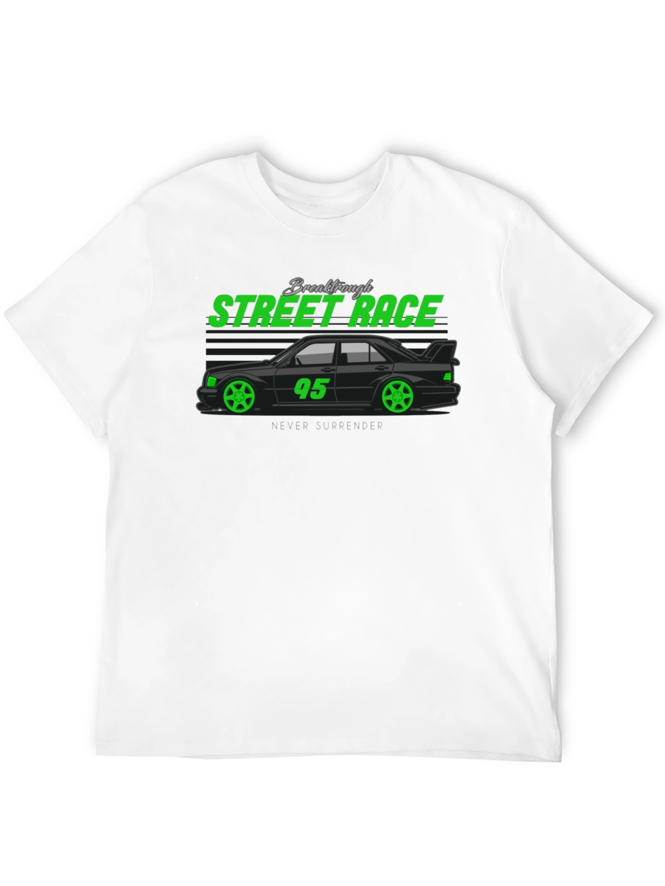 Street Race Graphic Tee - Never Surrender