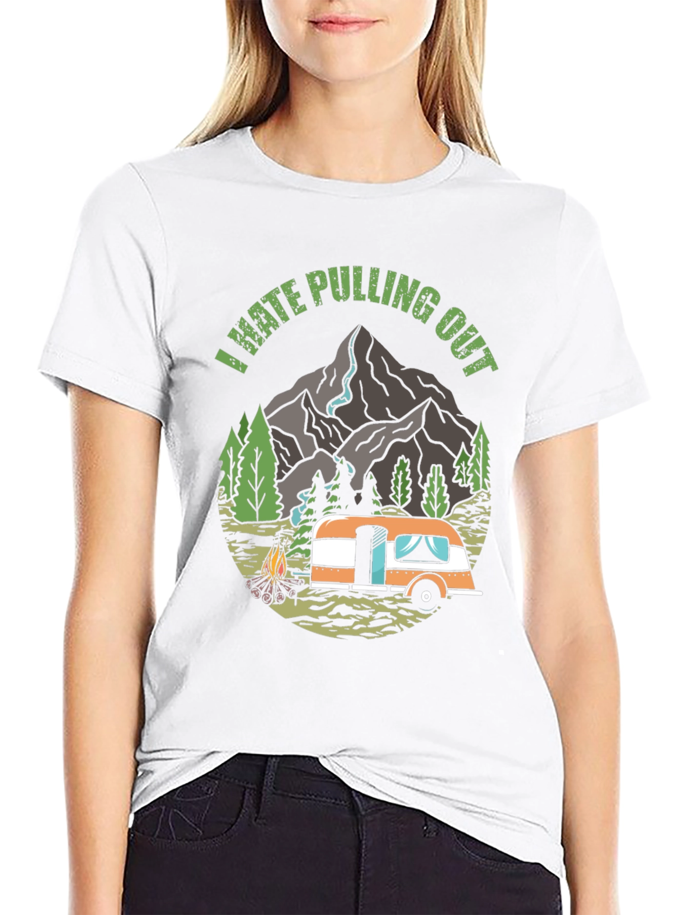 Funny Camping Shirt - I Hate Pulling Out Tee