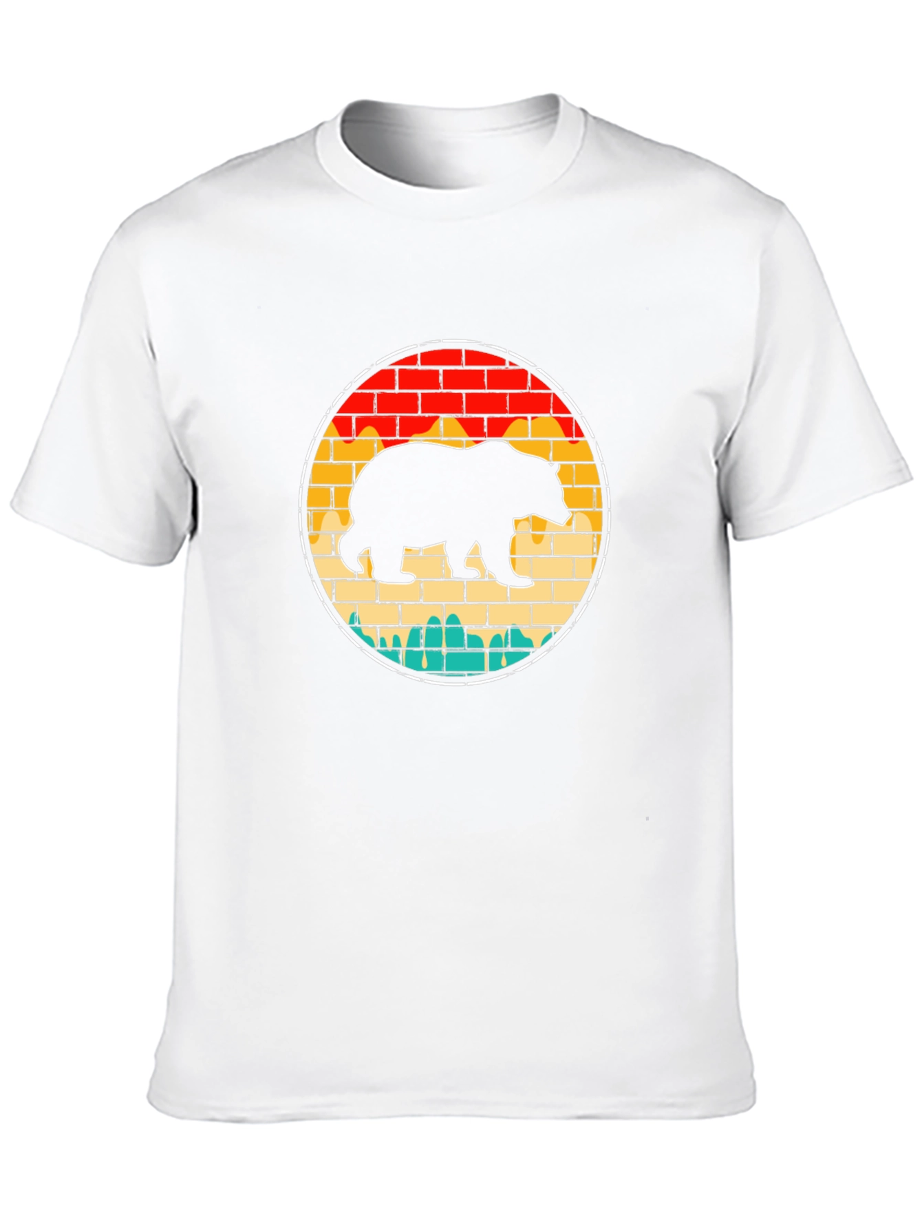 Retro Bear Brick T-Shirt
