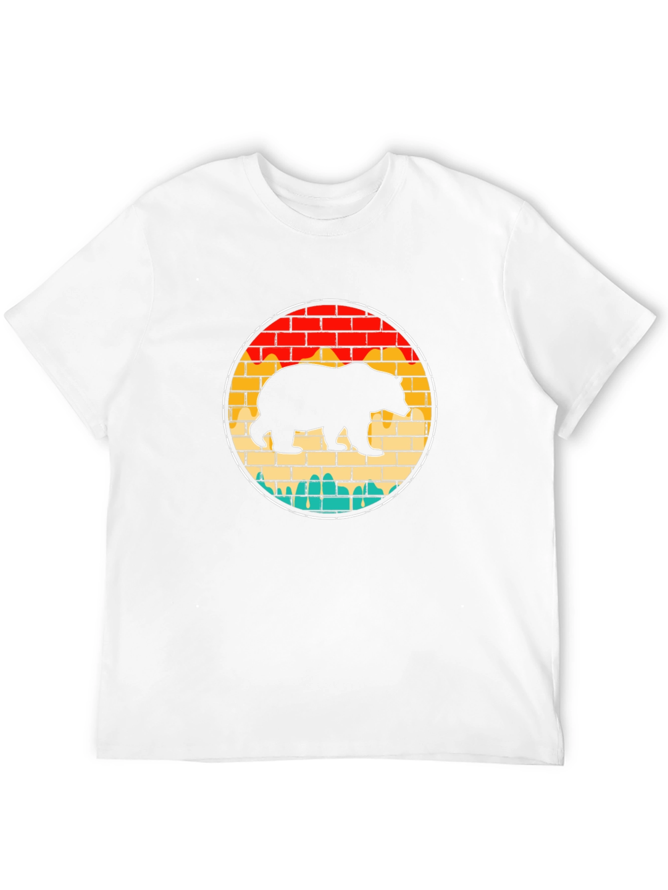 Retro Bear Brick T-Shirt