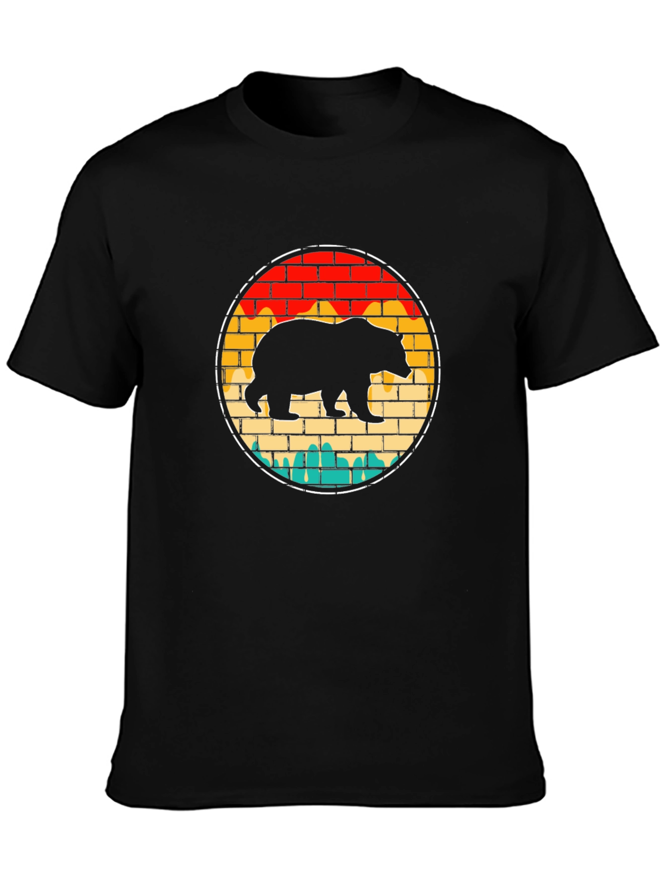 Retro Bear Brick T-Shirt
