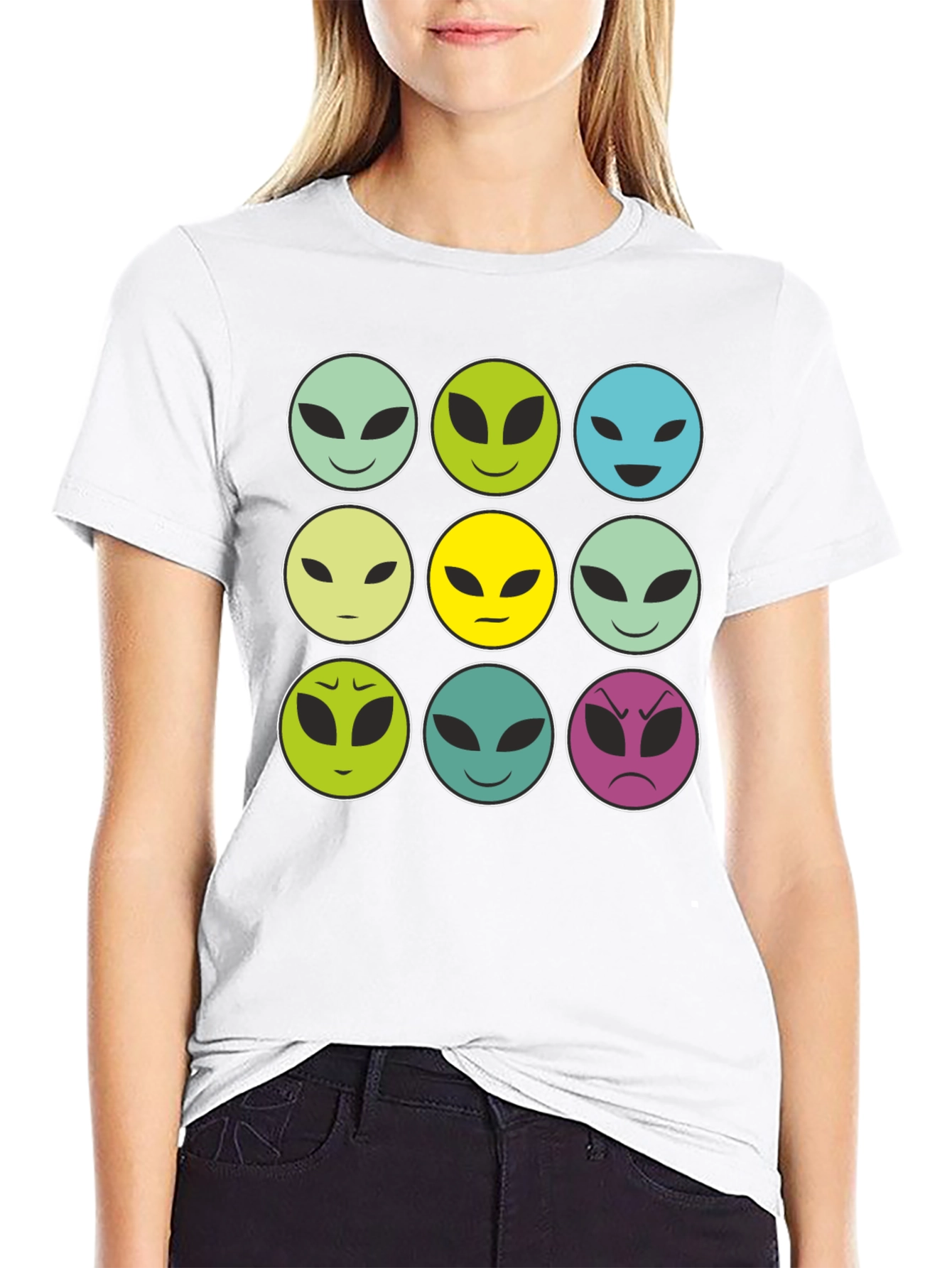 Alien Emoji Graphic Tee