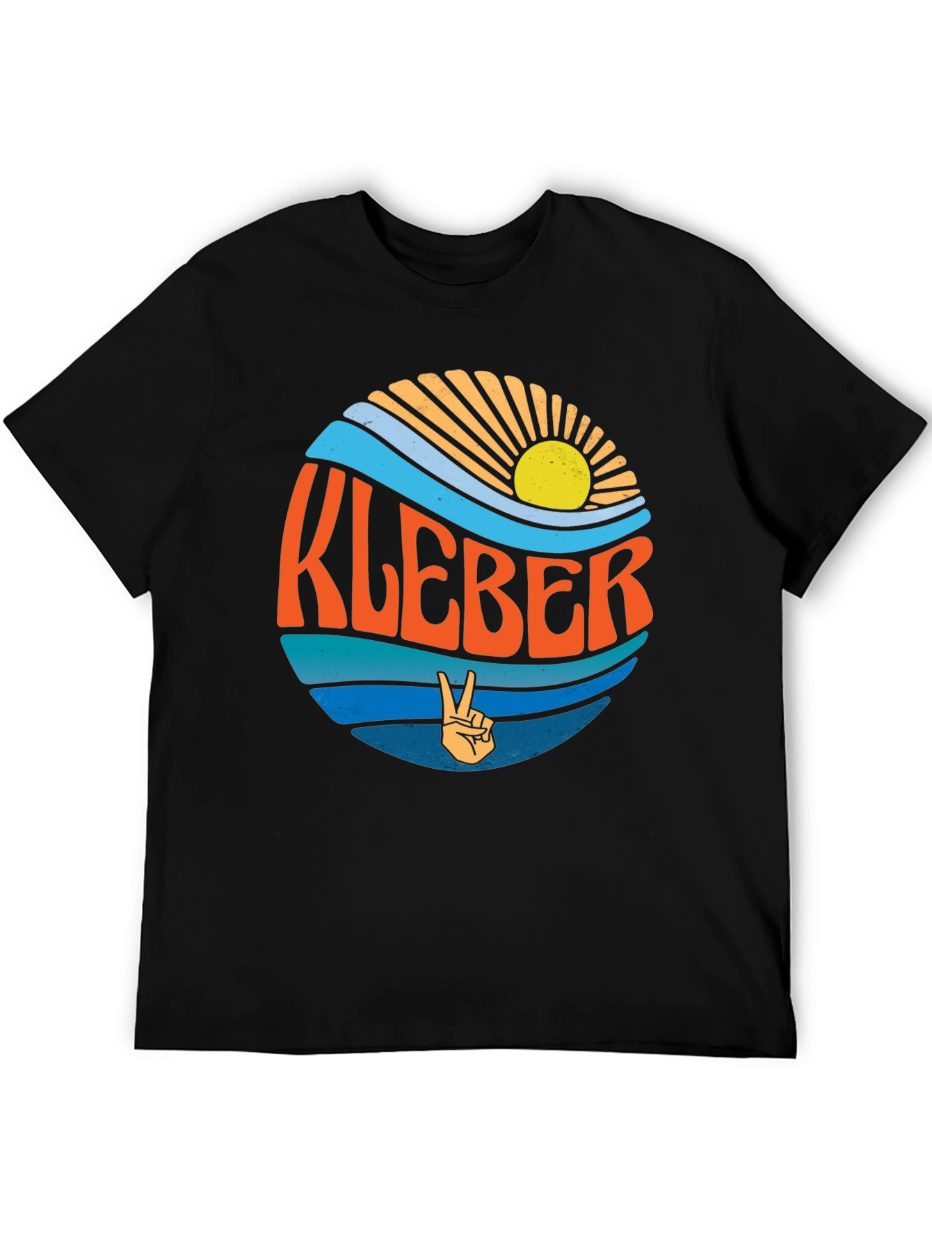 KLEBER Retro Graphic T-Shirt - Peace Sign