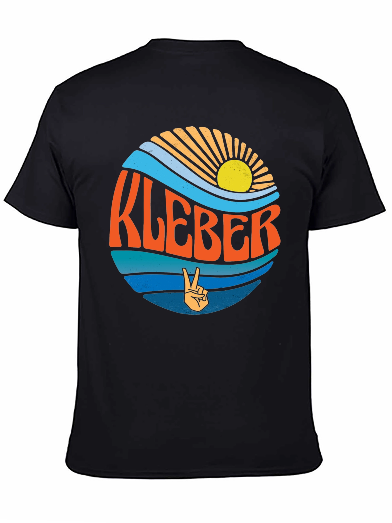 KLEBER Retro Graphic T-Shirt - Peace Sign