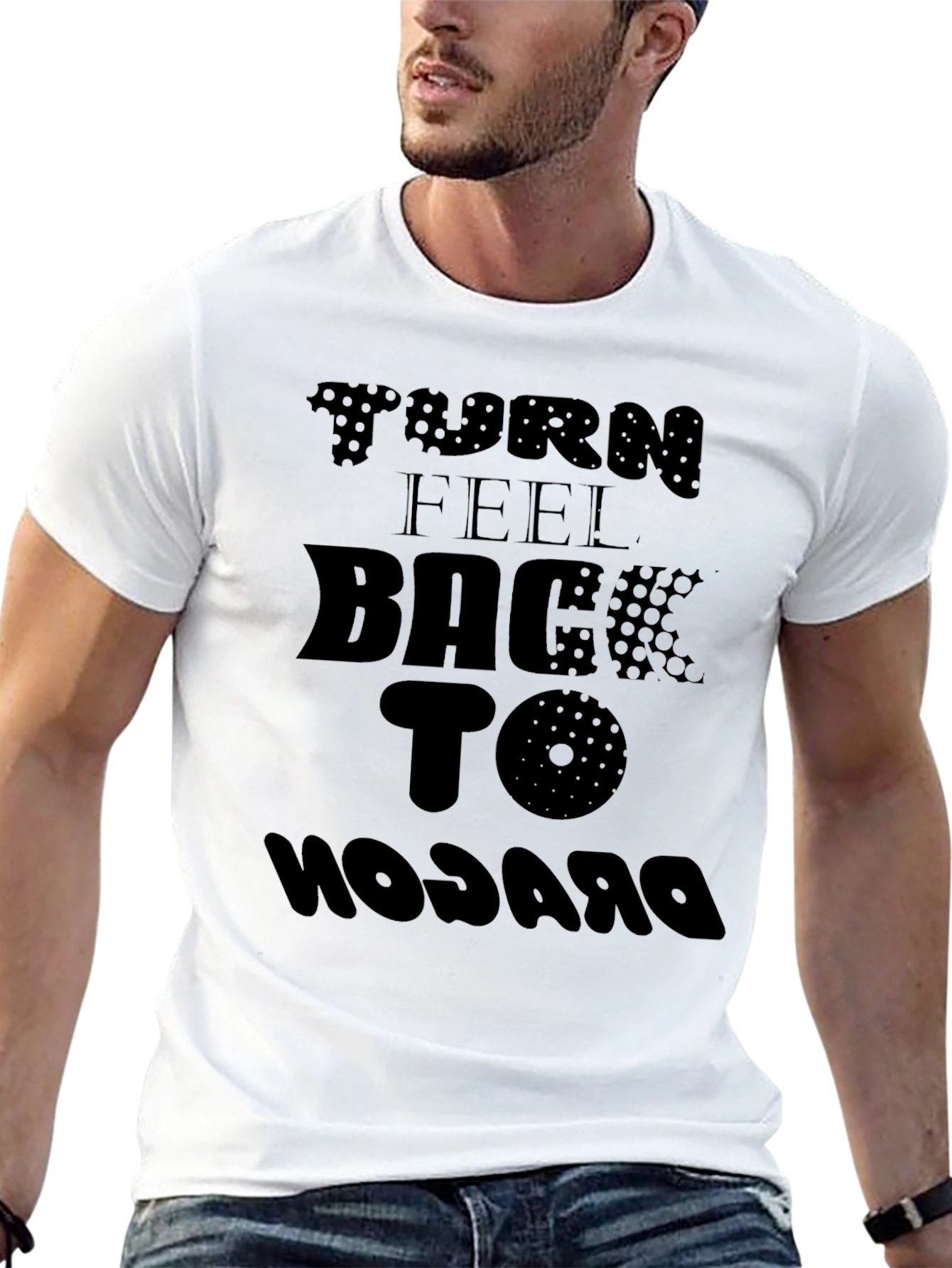 Turn Feel Back to Dragon Graphic Tee