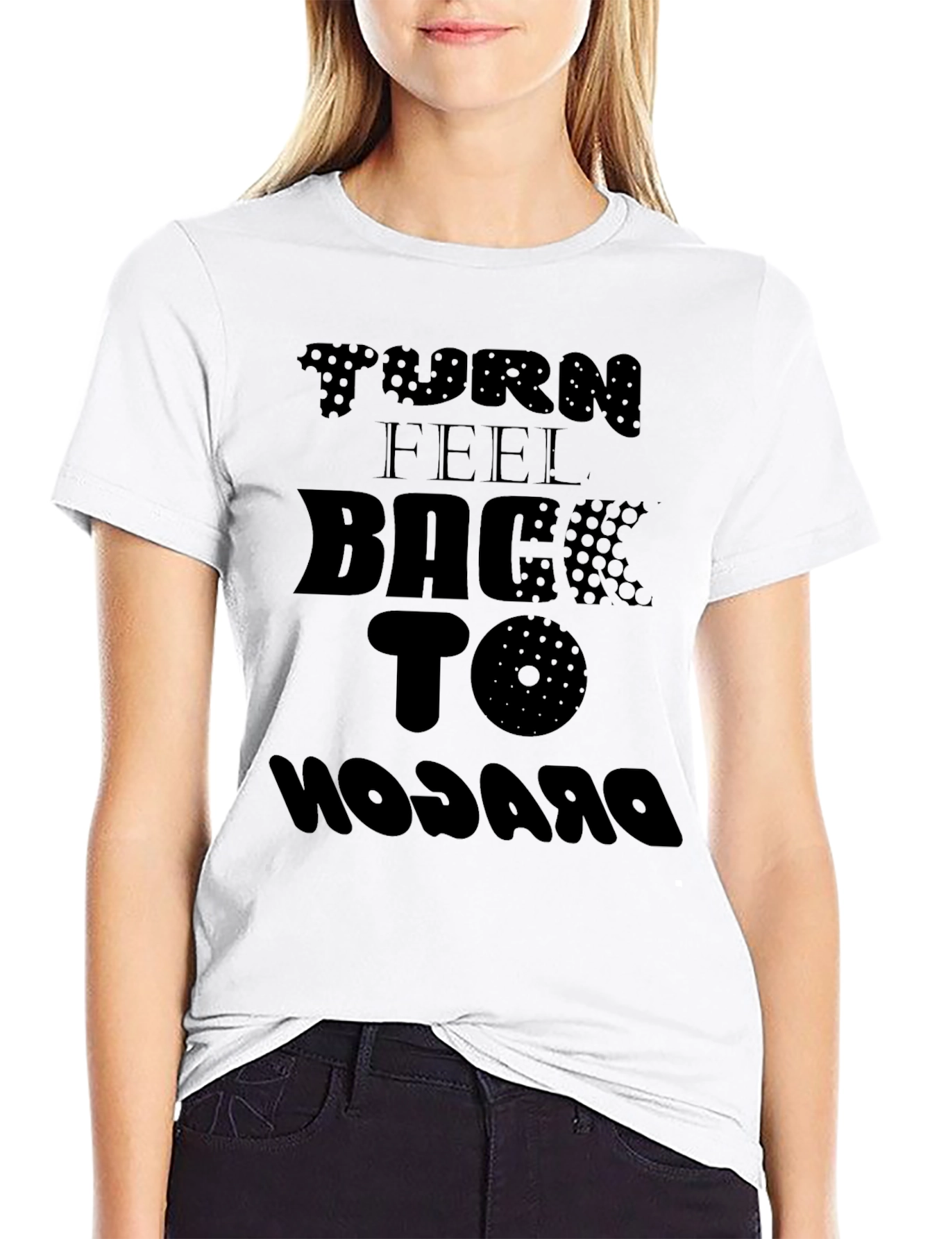 Turn Feel Back to Dragon Graphic Tee