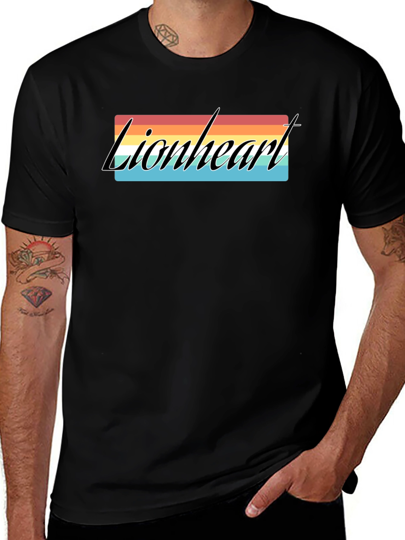 Lionheart Retro Graphic T-Shirt