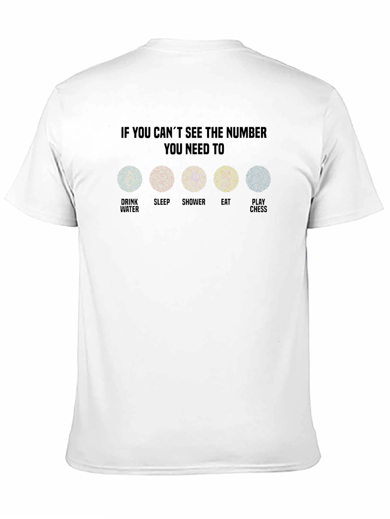 Optical Illusion Graphic Tee - Eat Sleep Chess