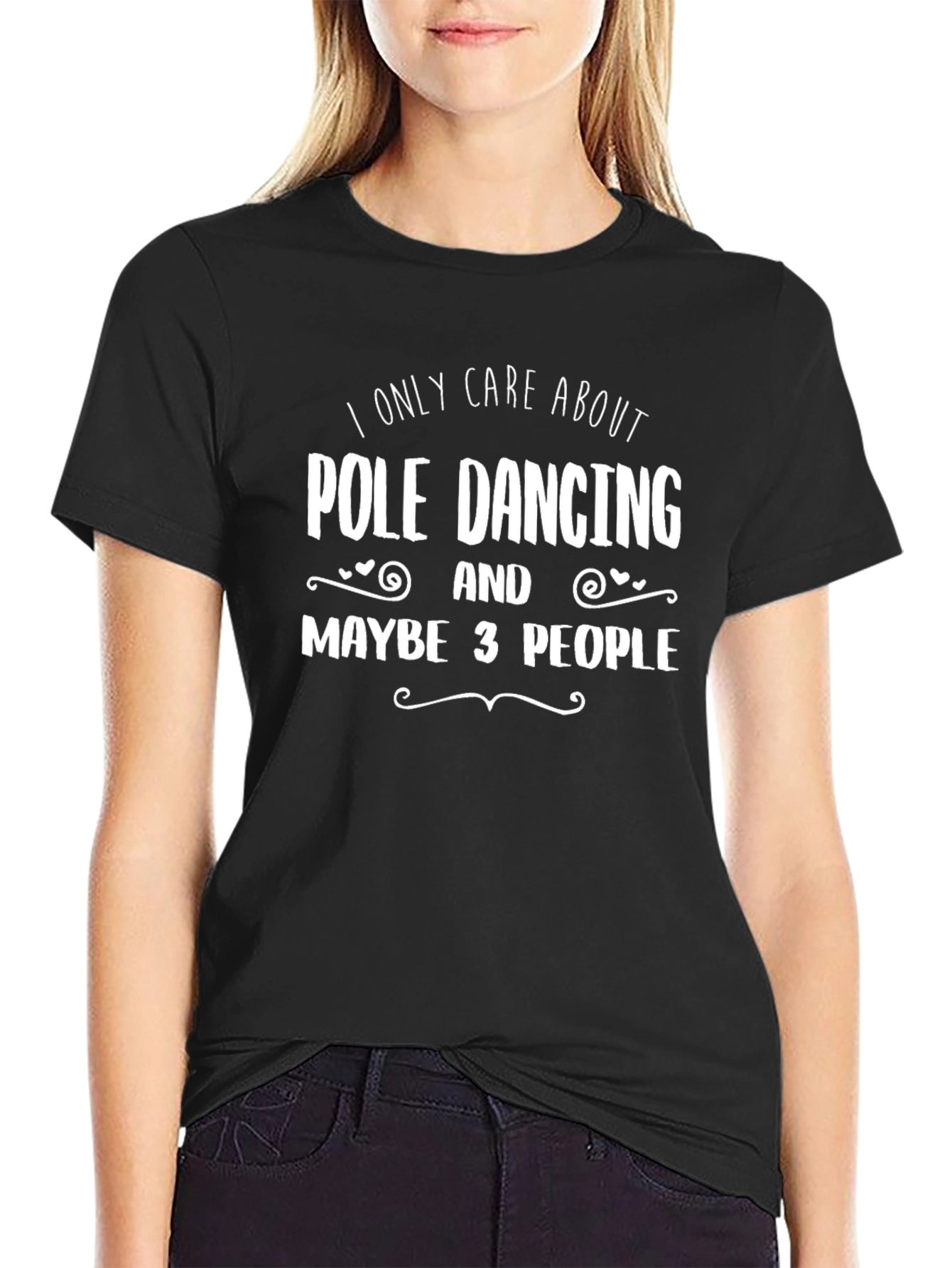 Pole Dancing Obsessed Funny Graphic Tee