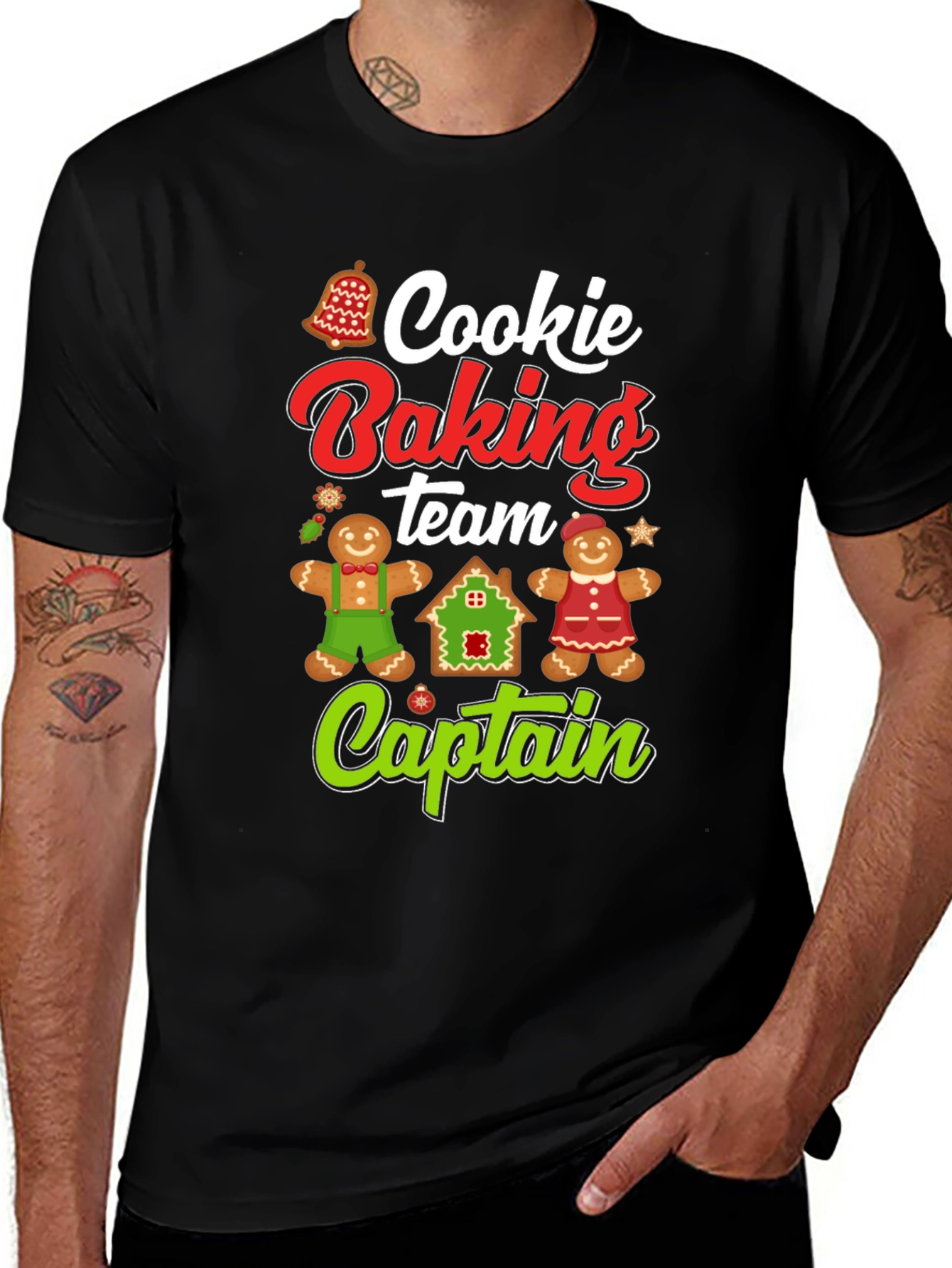 Cookie Baking Team Captain Holiday T-Shirt