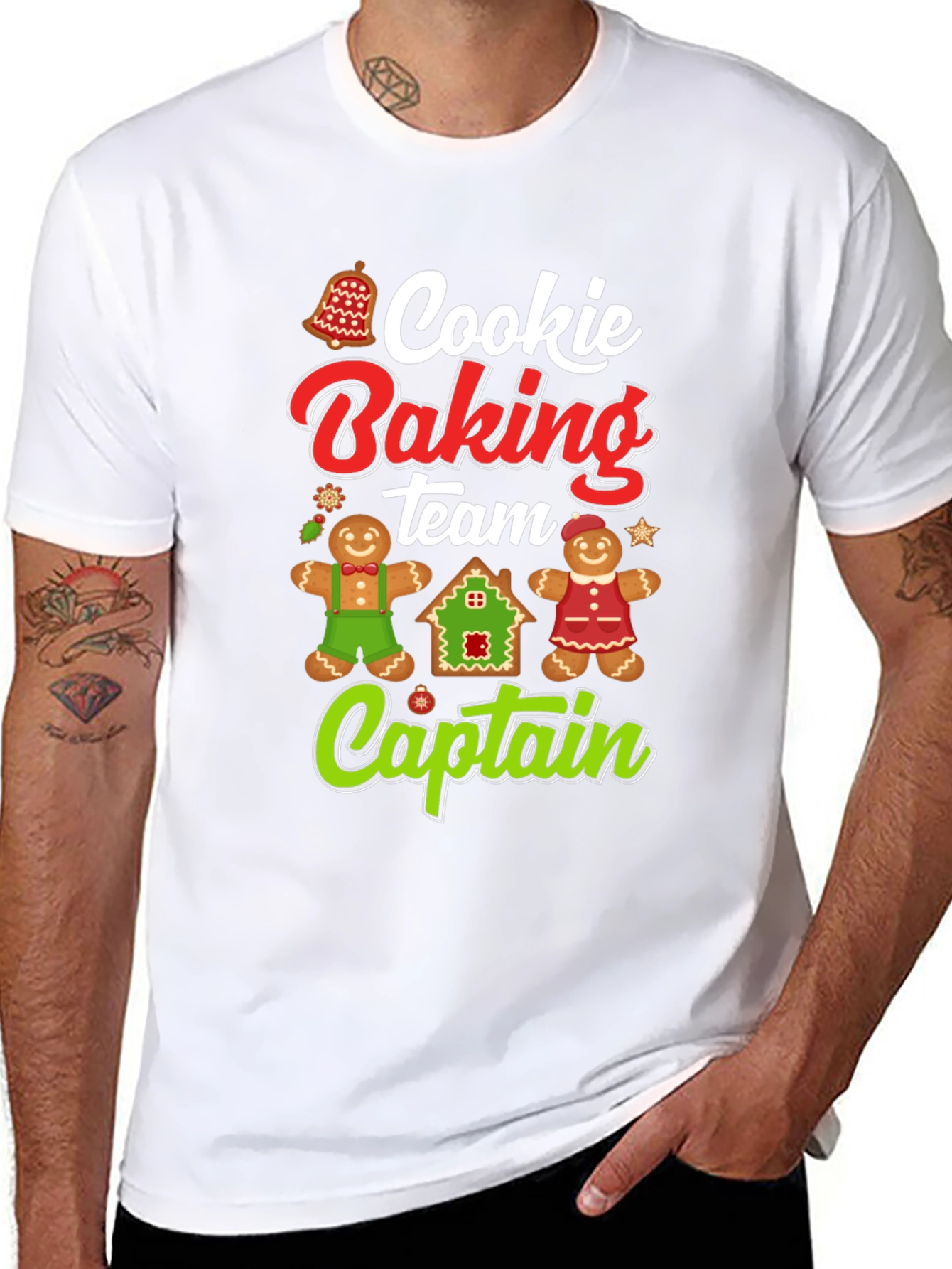 Cookie Baking Team Captain Holiday T-Shirt