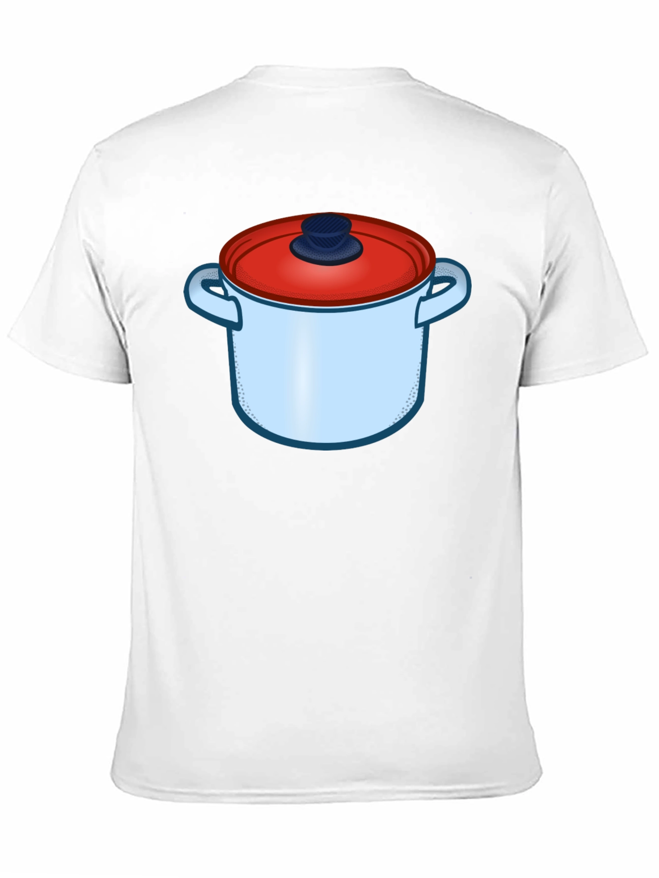 Cartoon Pot Graphic T-Shirt