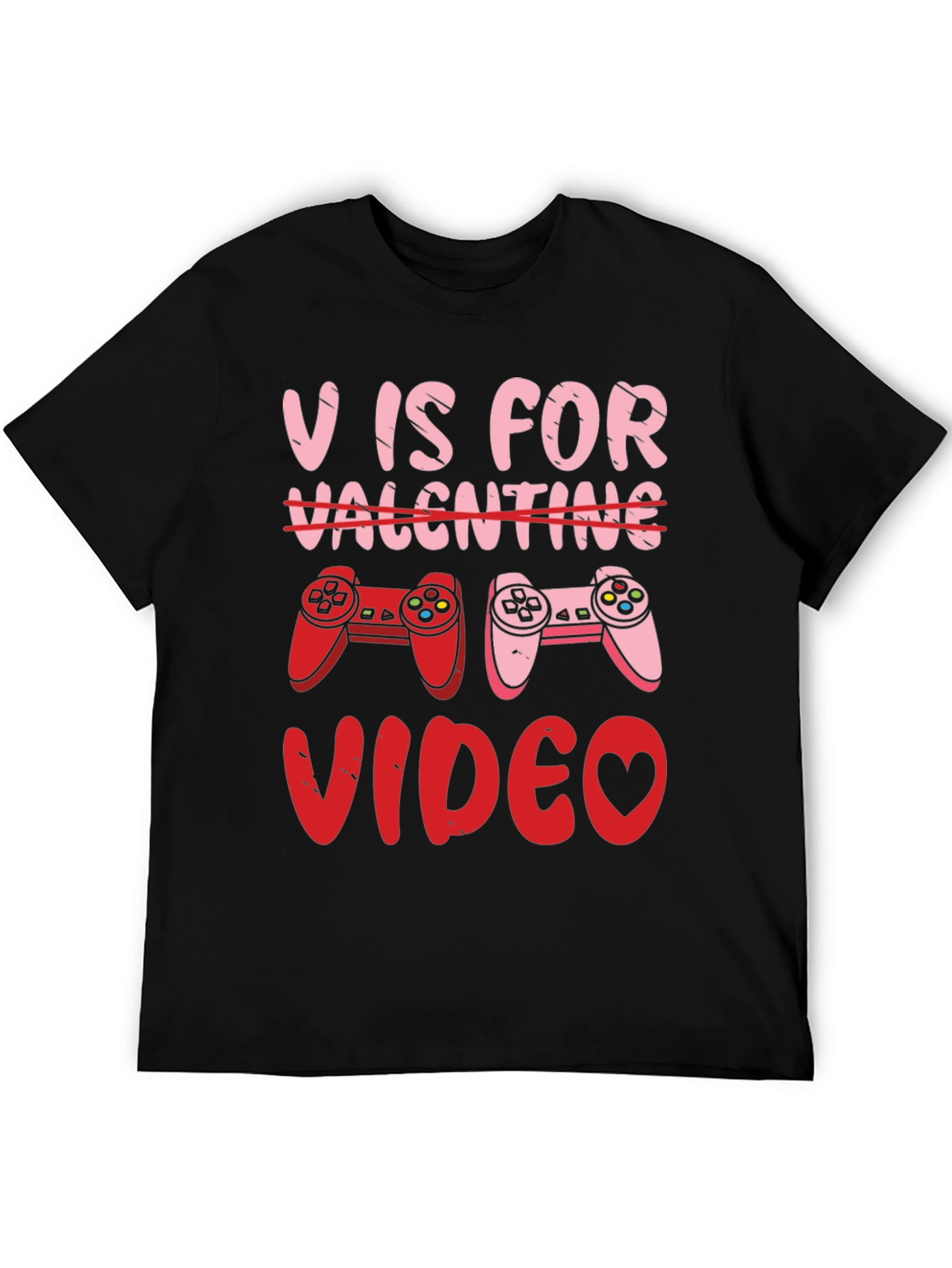 V is for Video Valentines Day T-Shirt
