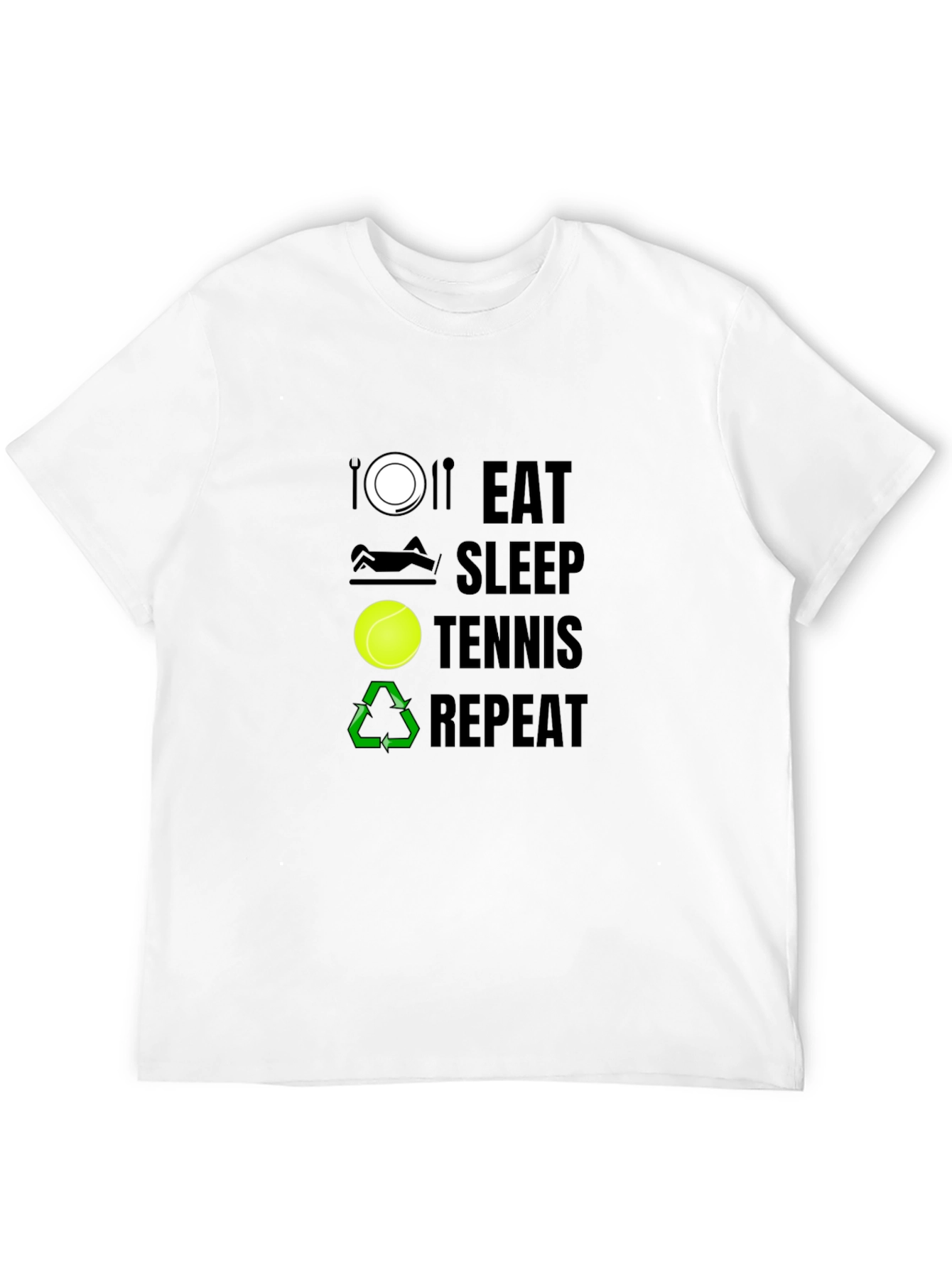 Eat Sleep Tennis Repeat T-Shirt