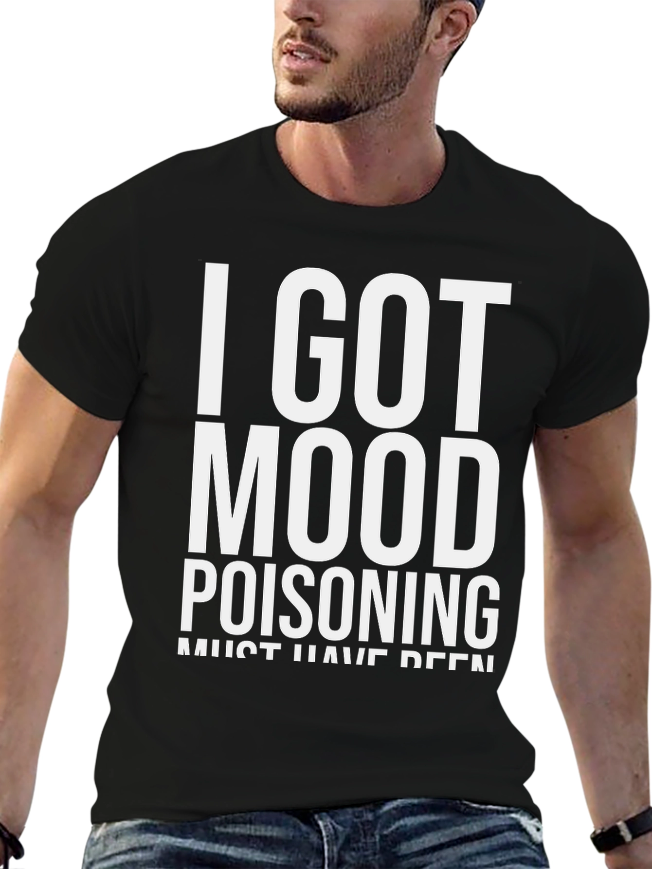 Mood Poisoning Graphic T-Shirt - Mens Black Tee