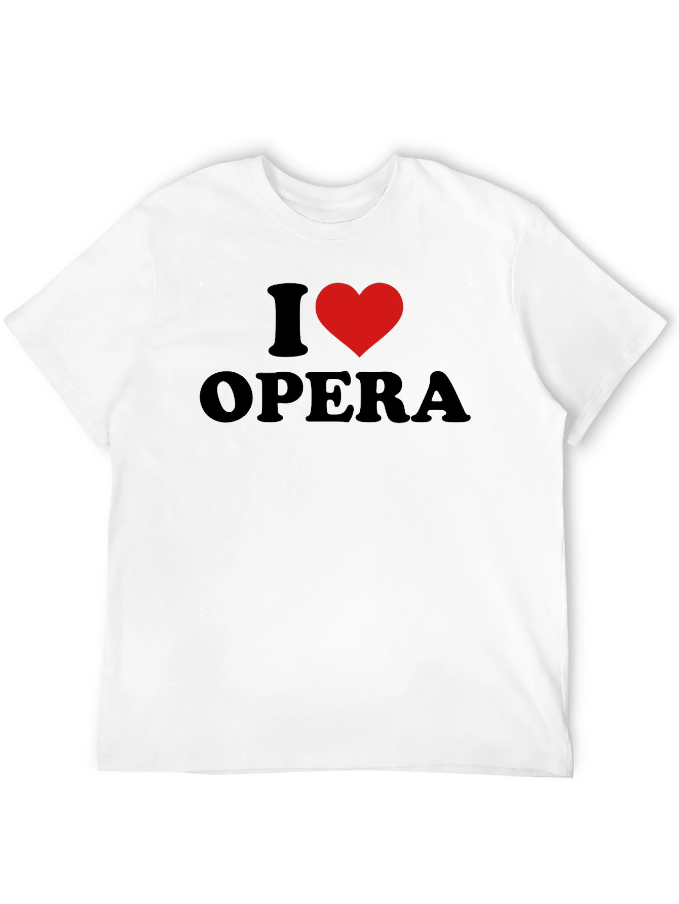 I Love Opera Graphic T-Shirt - Soft Cotton Blend