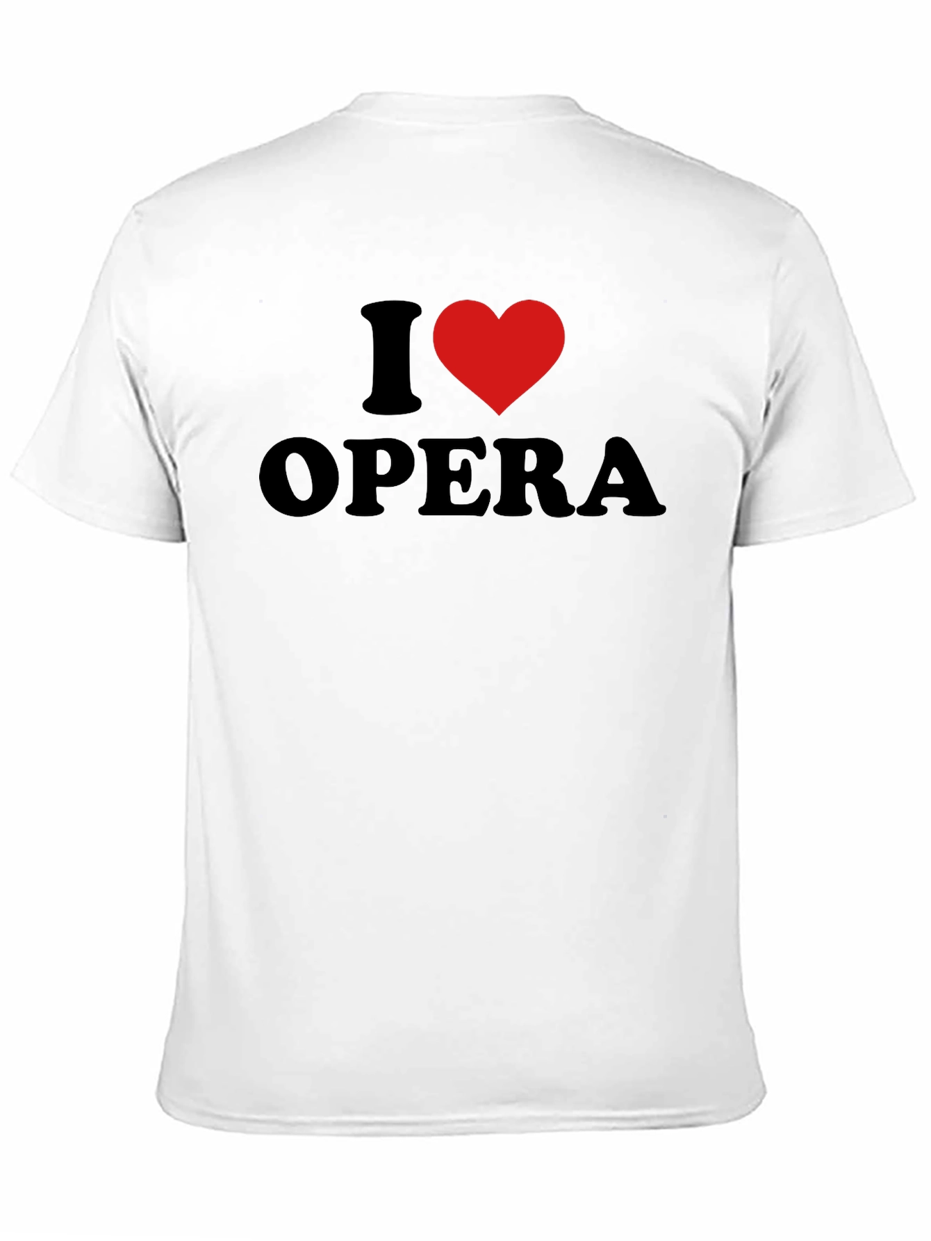 I Love Opera Graphic T-Shirt - Soft Cotton Blend