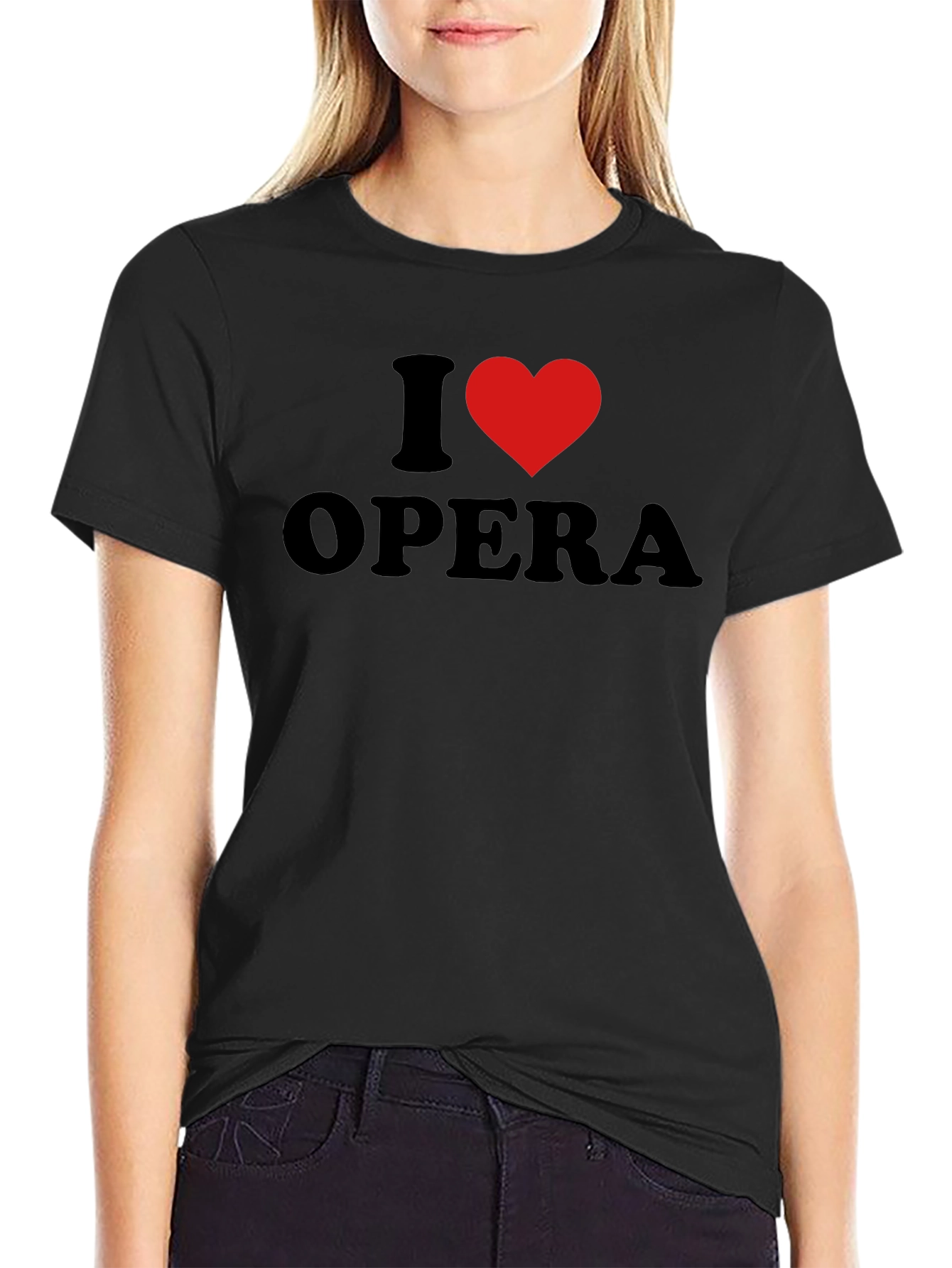 I Love Opera Graphic T-Shirt - Soft Cotton Blend