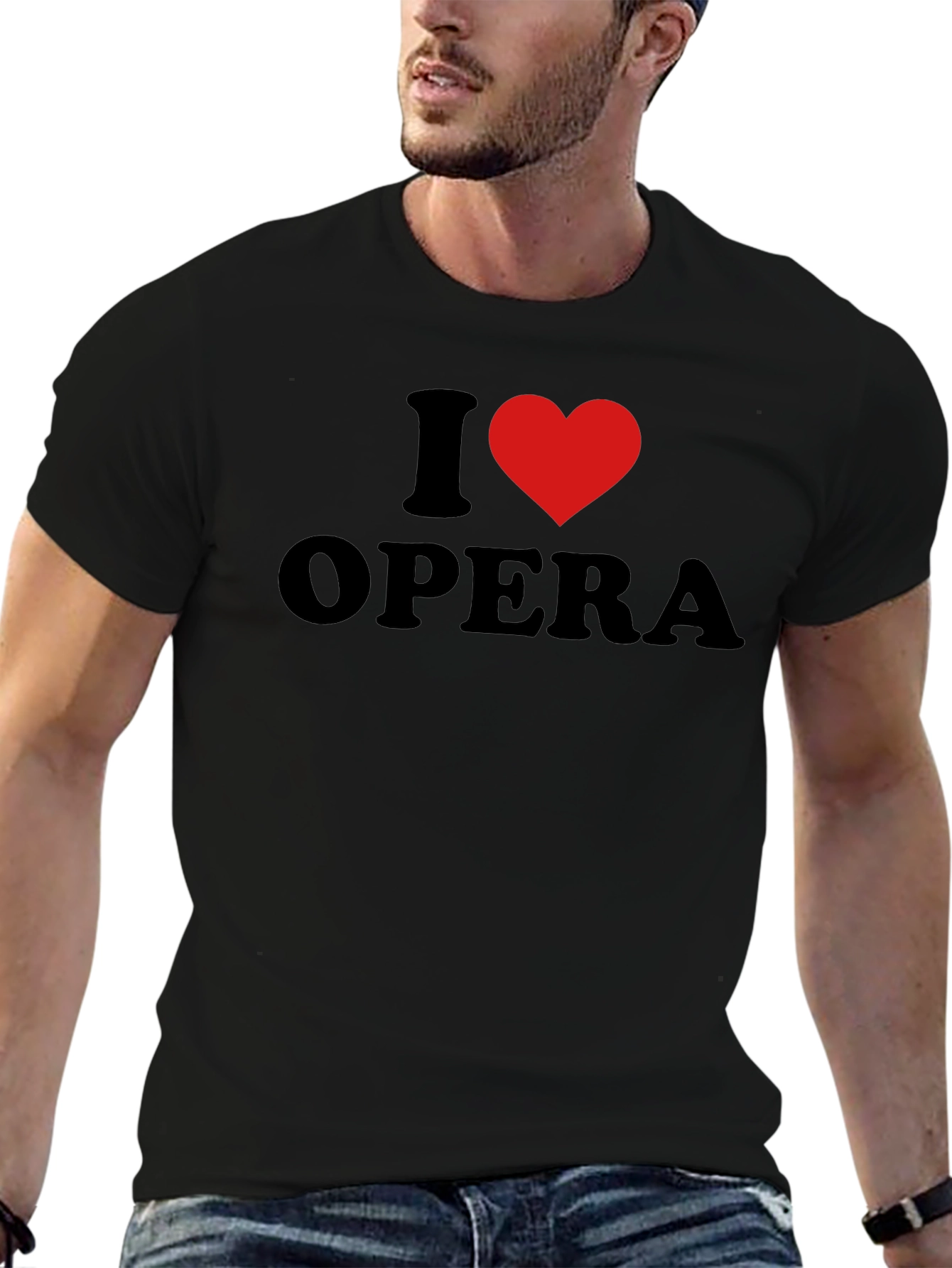 I Love Opera Graphic T-Shirt - Soft Cotton Blend