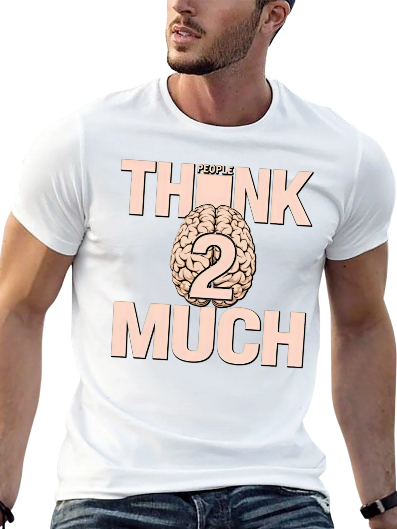 Think Too Much Graphic Tee