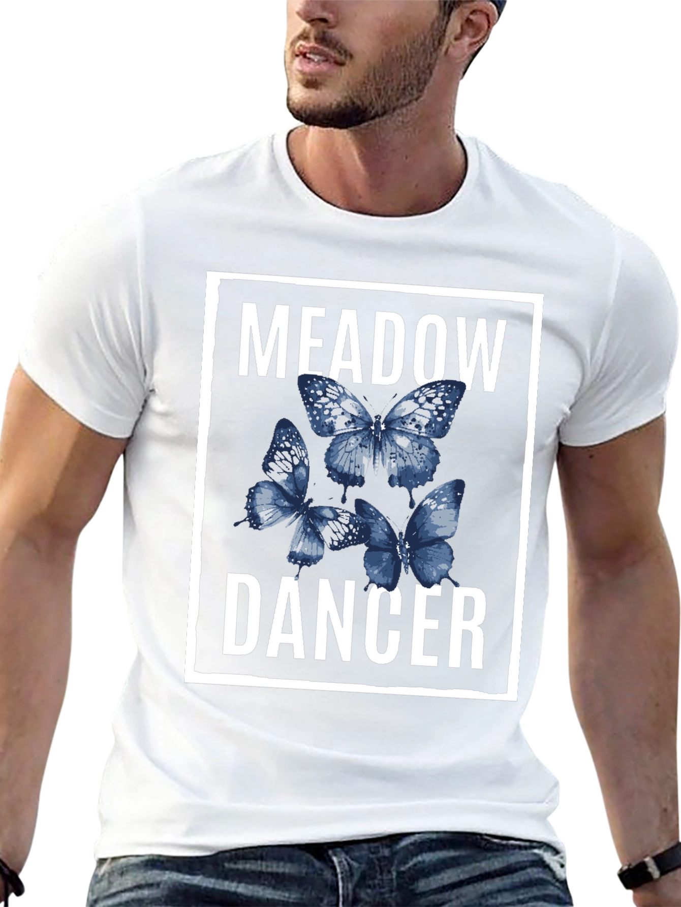 Meadow Dancer Butterfly Graphic T-Shirt