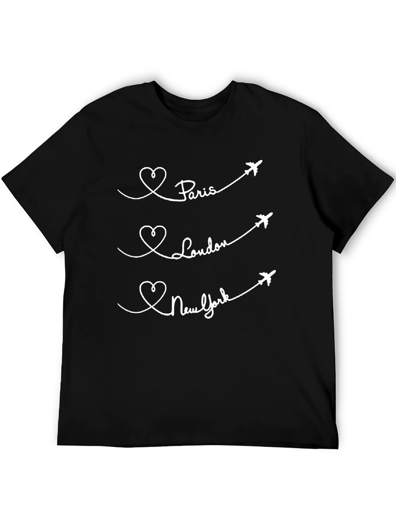 Paris London New York Tee - Travel T-Shirt