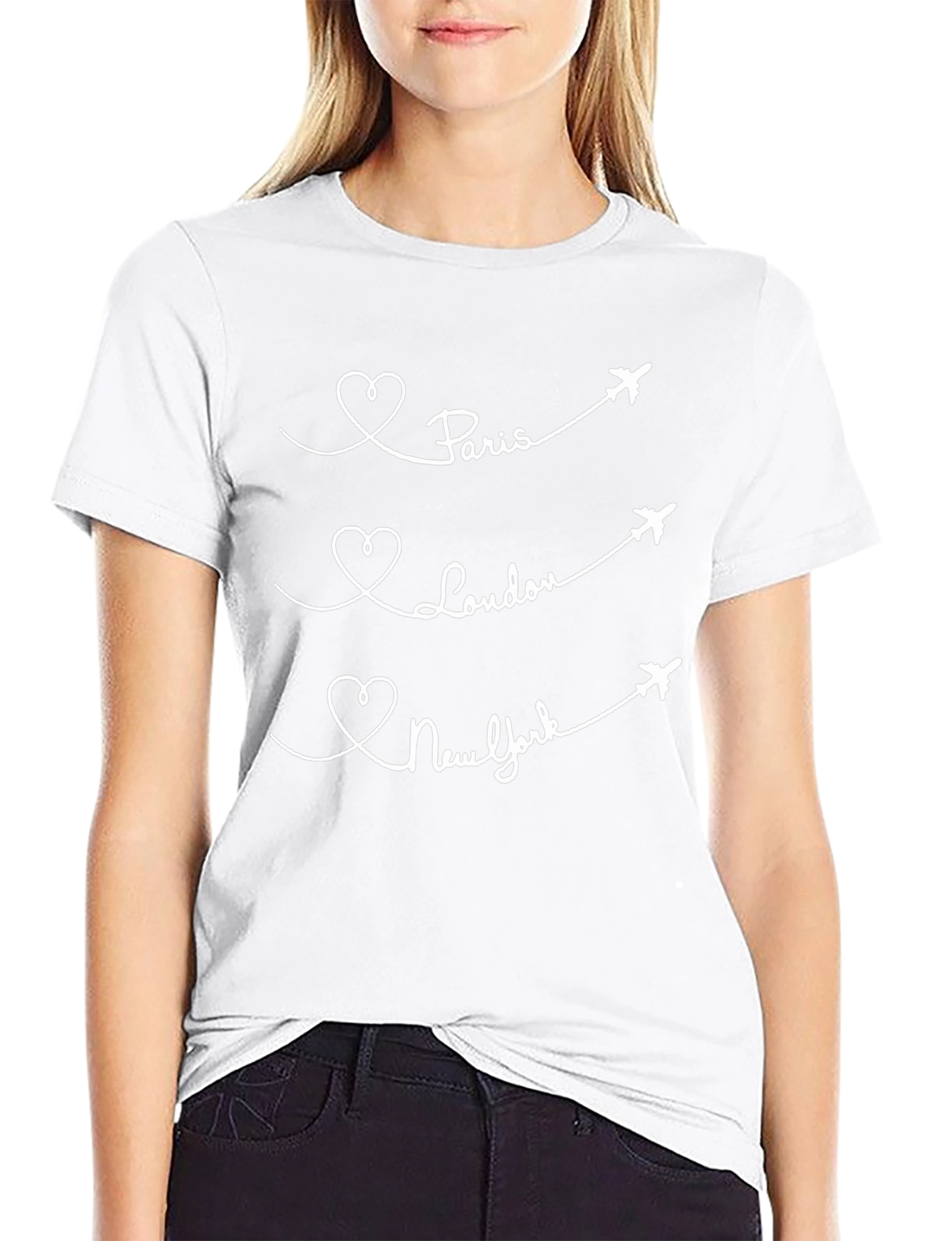 Paris London New York Tee - Travel T-Shirt