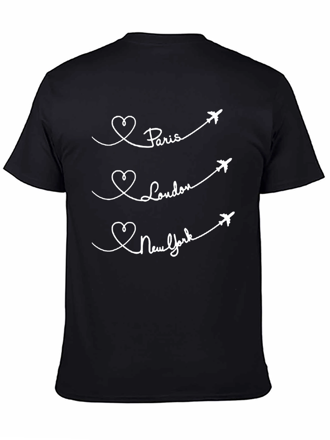 Paris London New York Tee - Travel T-Shirt