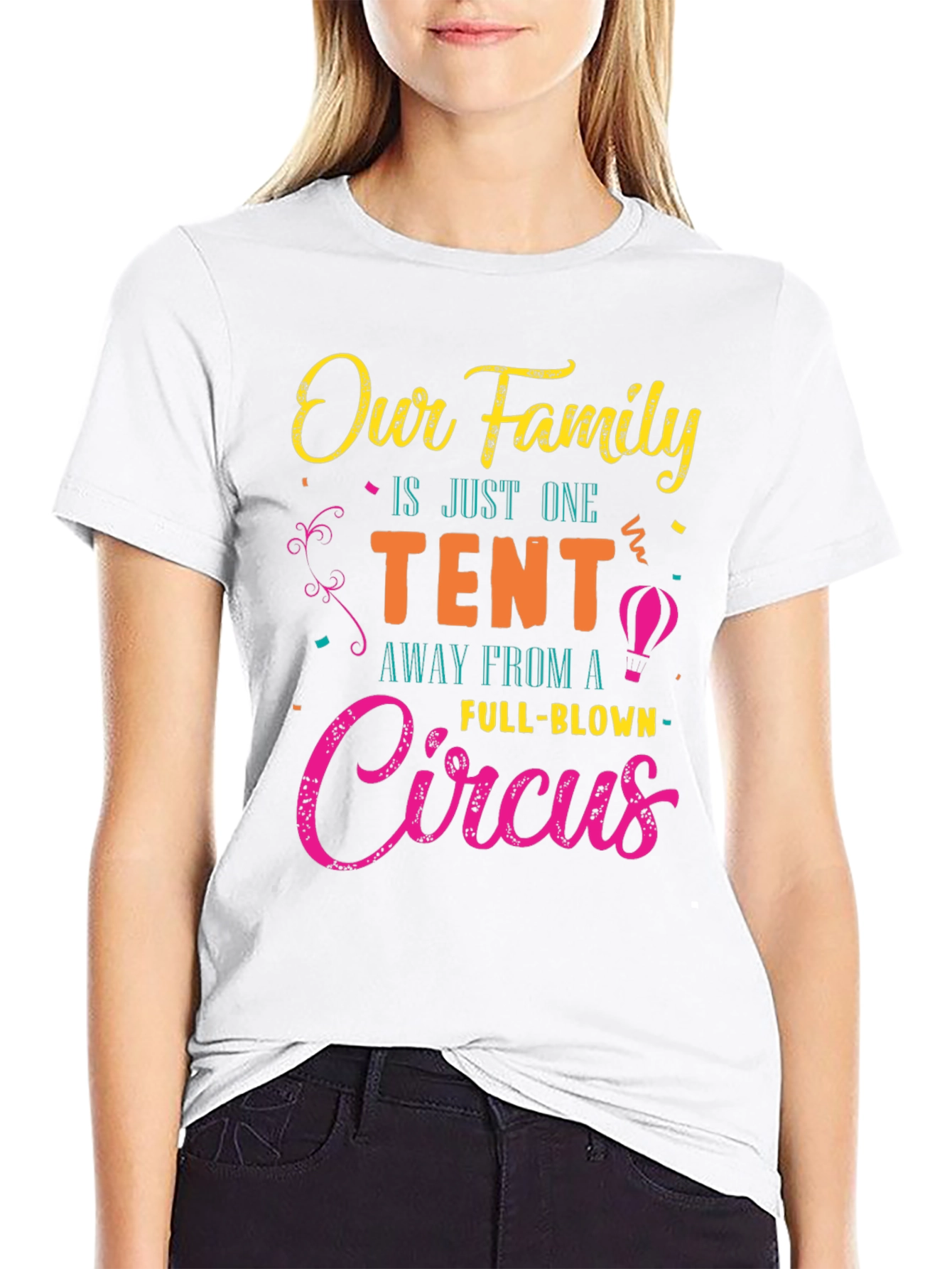 Our Family Circus Graphic T-Shirt