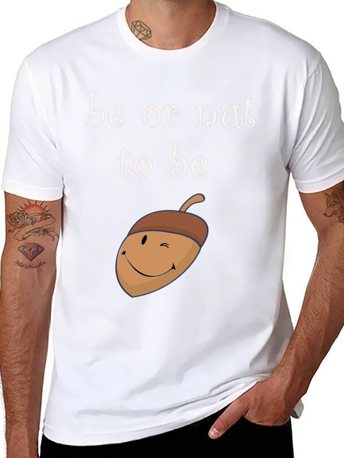 Be or Nut to Be Graphic Tee