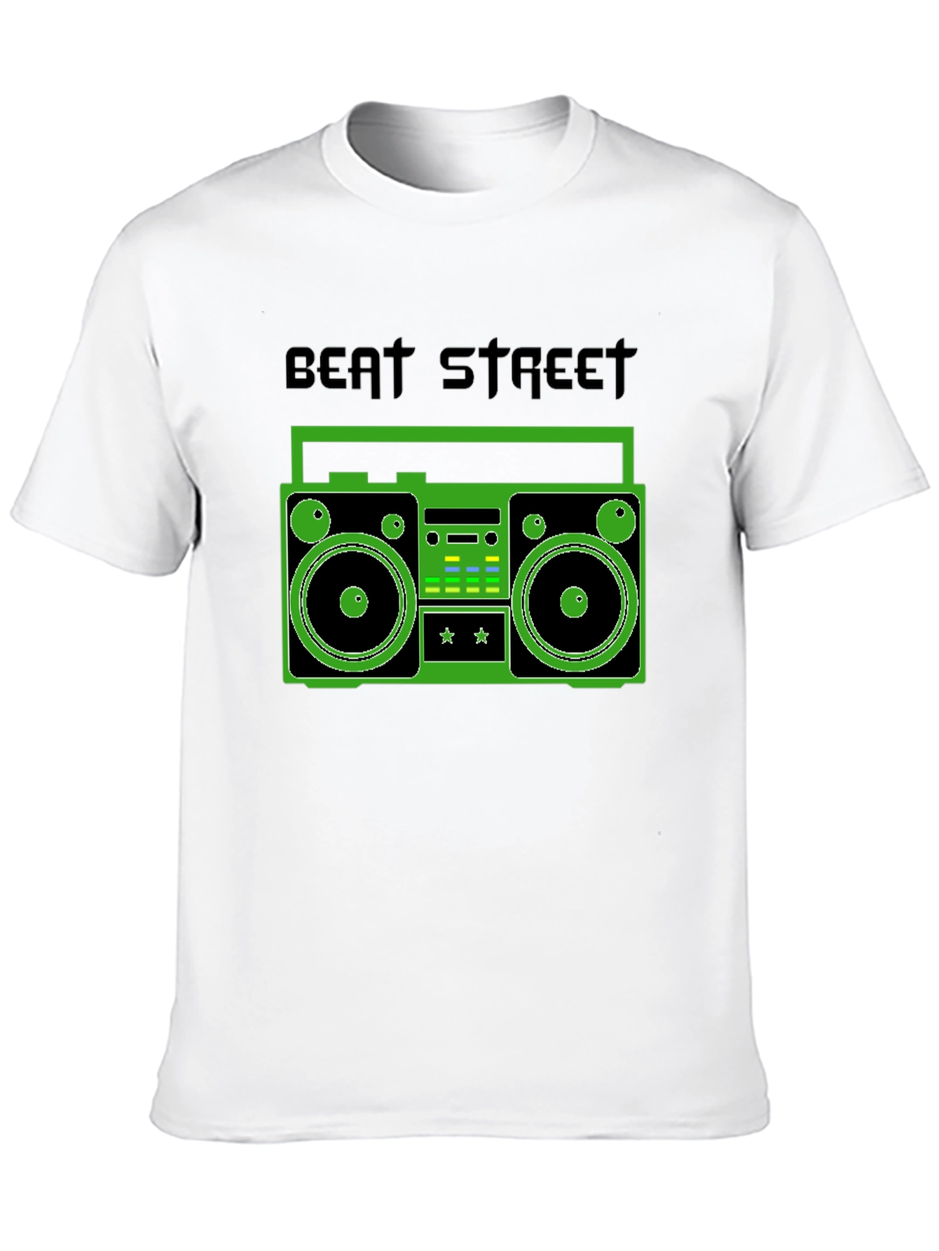 Beat Street Boombox Graphic Tee - Retro Style