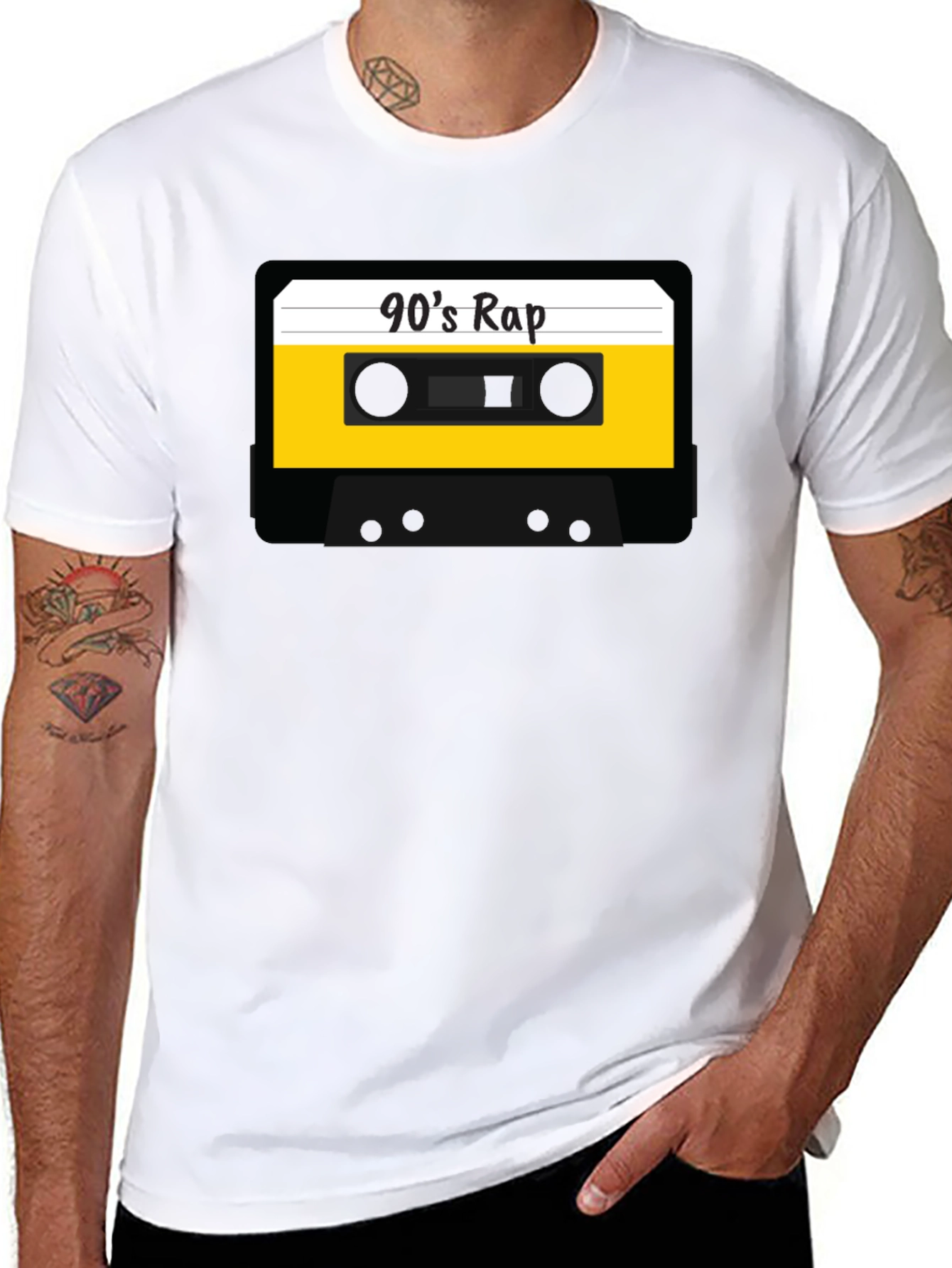 90s Rap Cassette Tape Graphic Tee