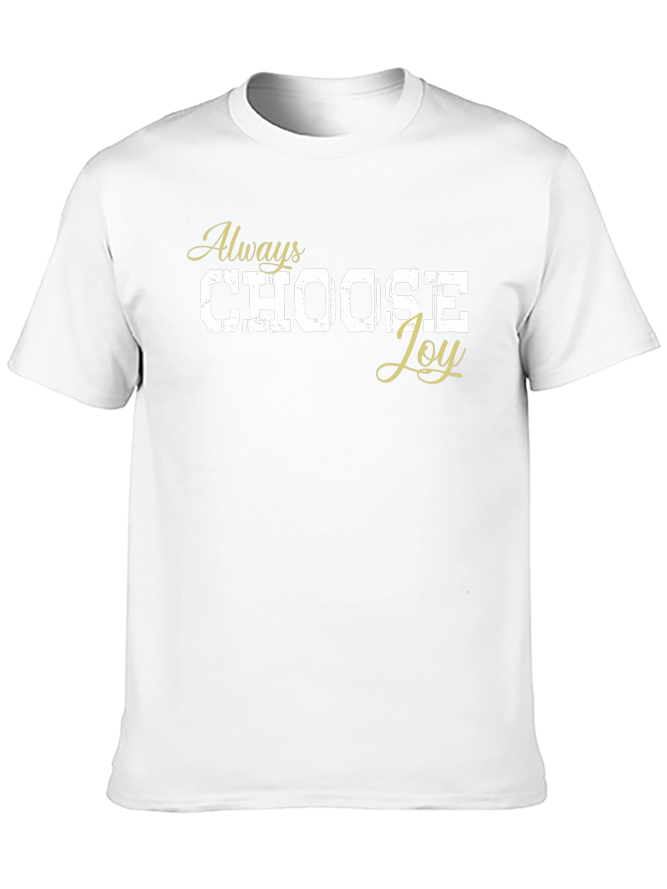 Always Choose Joy Black Graphic T-Shirt