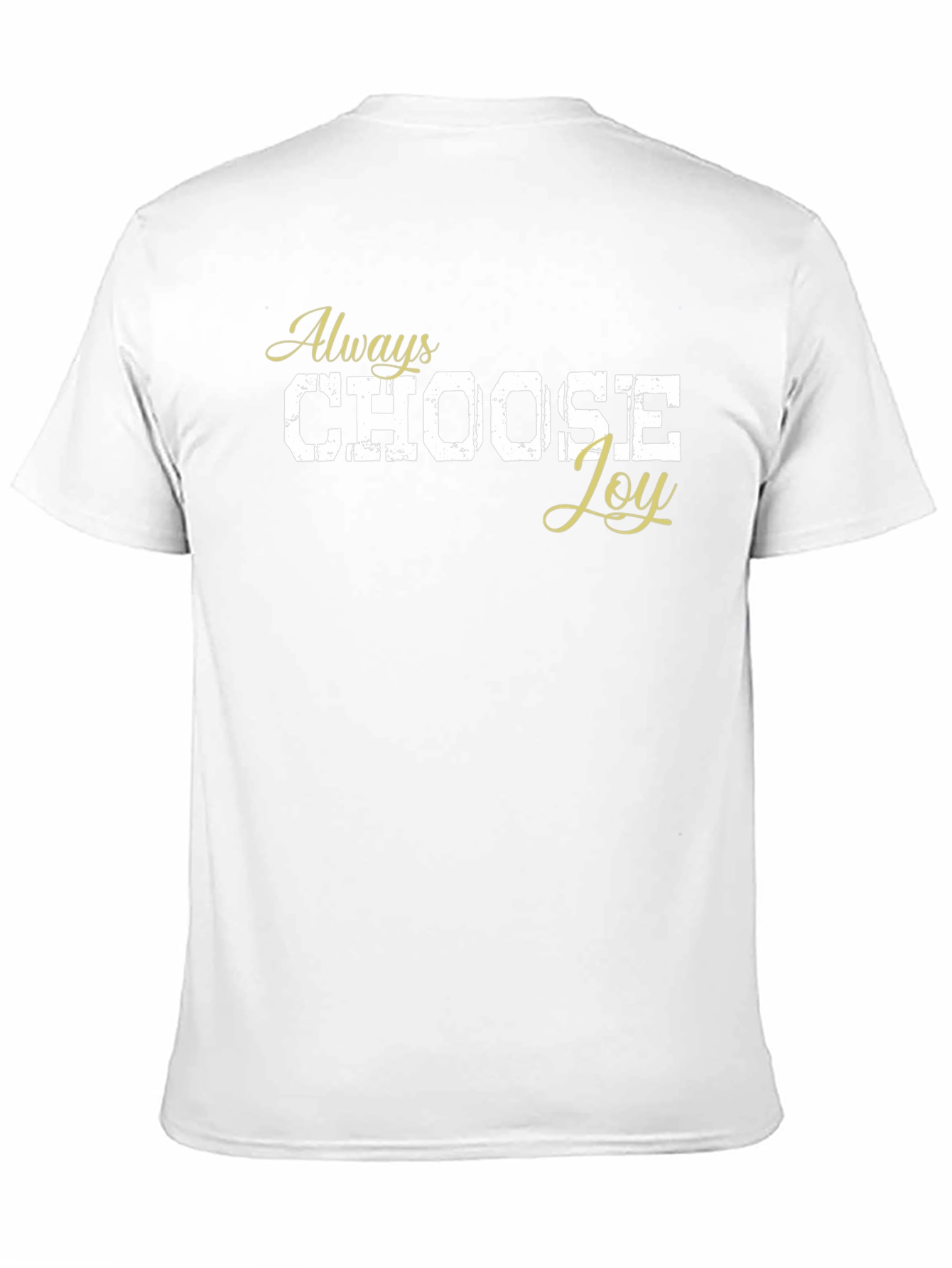Always Choose Joy Black Graphic T-Shirt
