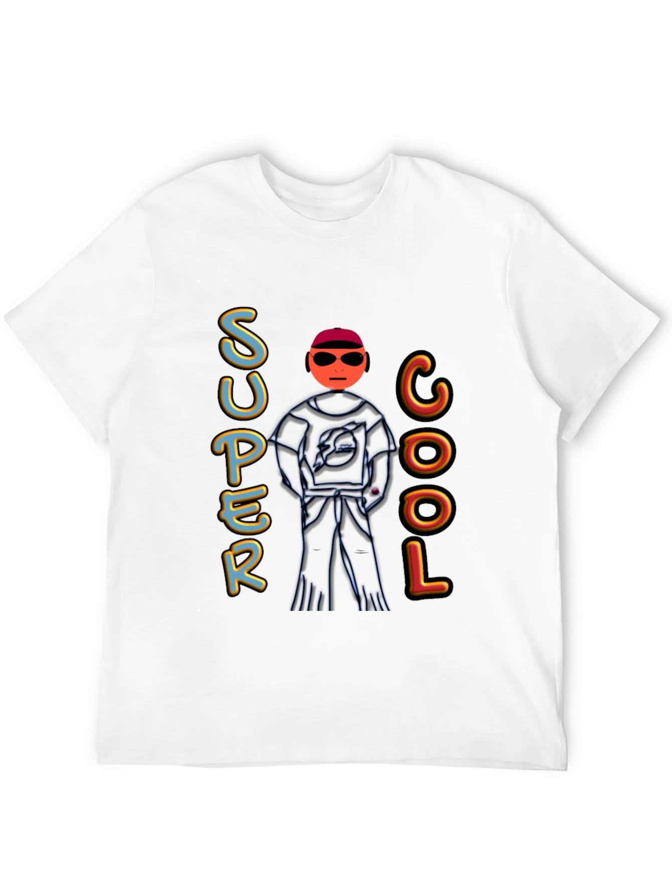 Super Cool Graphic Black T-Shirt